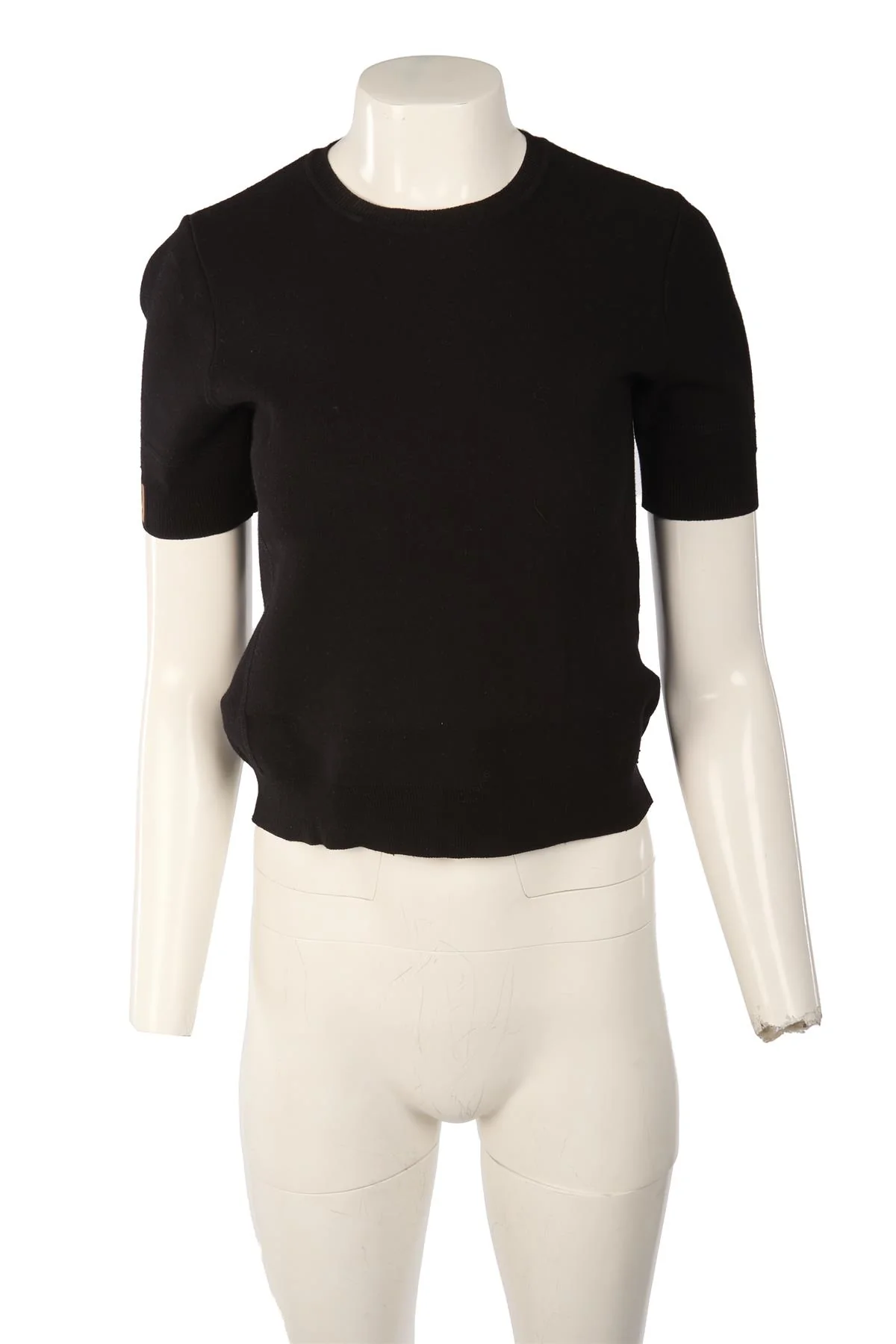 FENDI BLACK KNIT TOP IT 38 UK 6 - Image 2