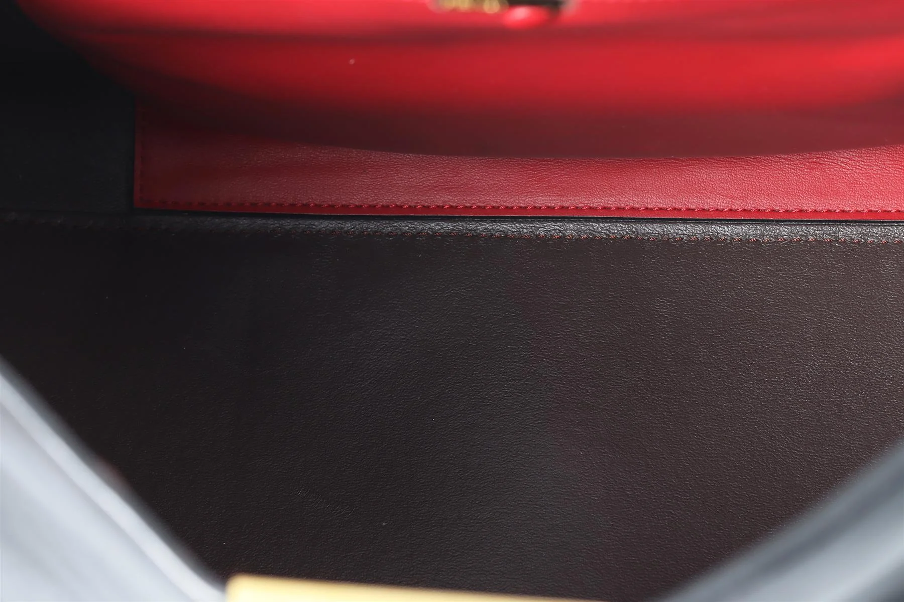 FENDI BLACK PEEKABOO X-LITE LEATHER TOTE BAG - Image 11