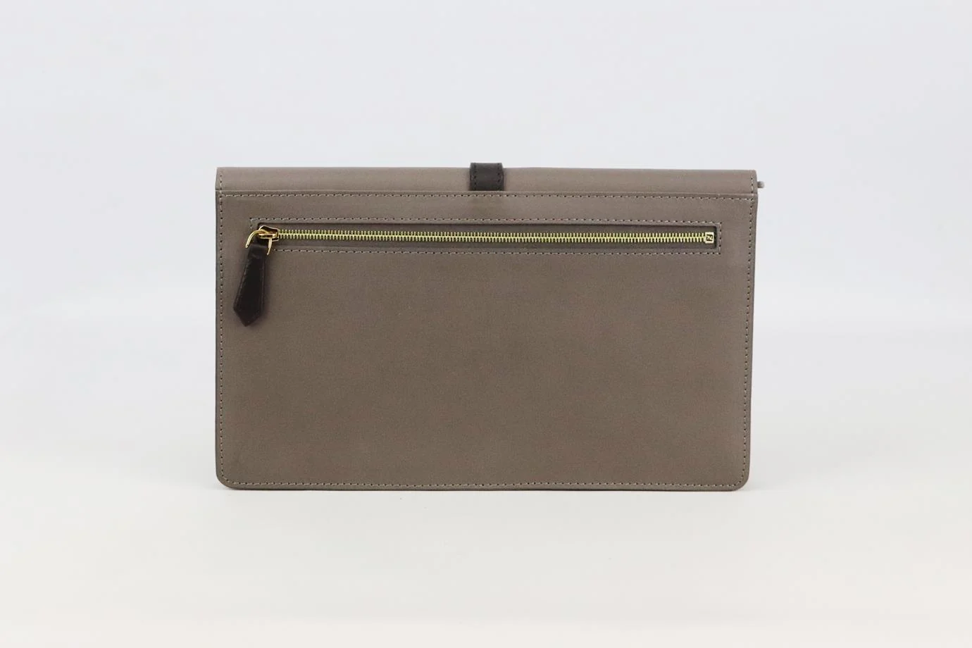 FENDI BUSTINA PYTHON AND LEATHER CLUTCH - Image 3