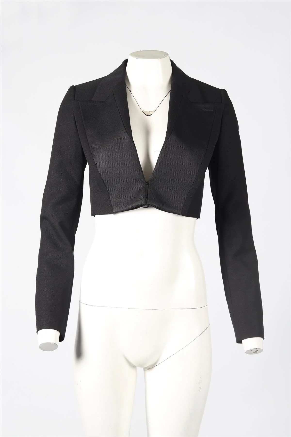 FENDI CROPPED WOOL BLAZER IT 38 UK 6 - Image 2