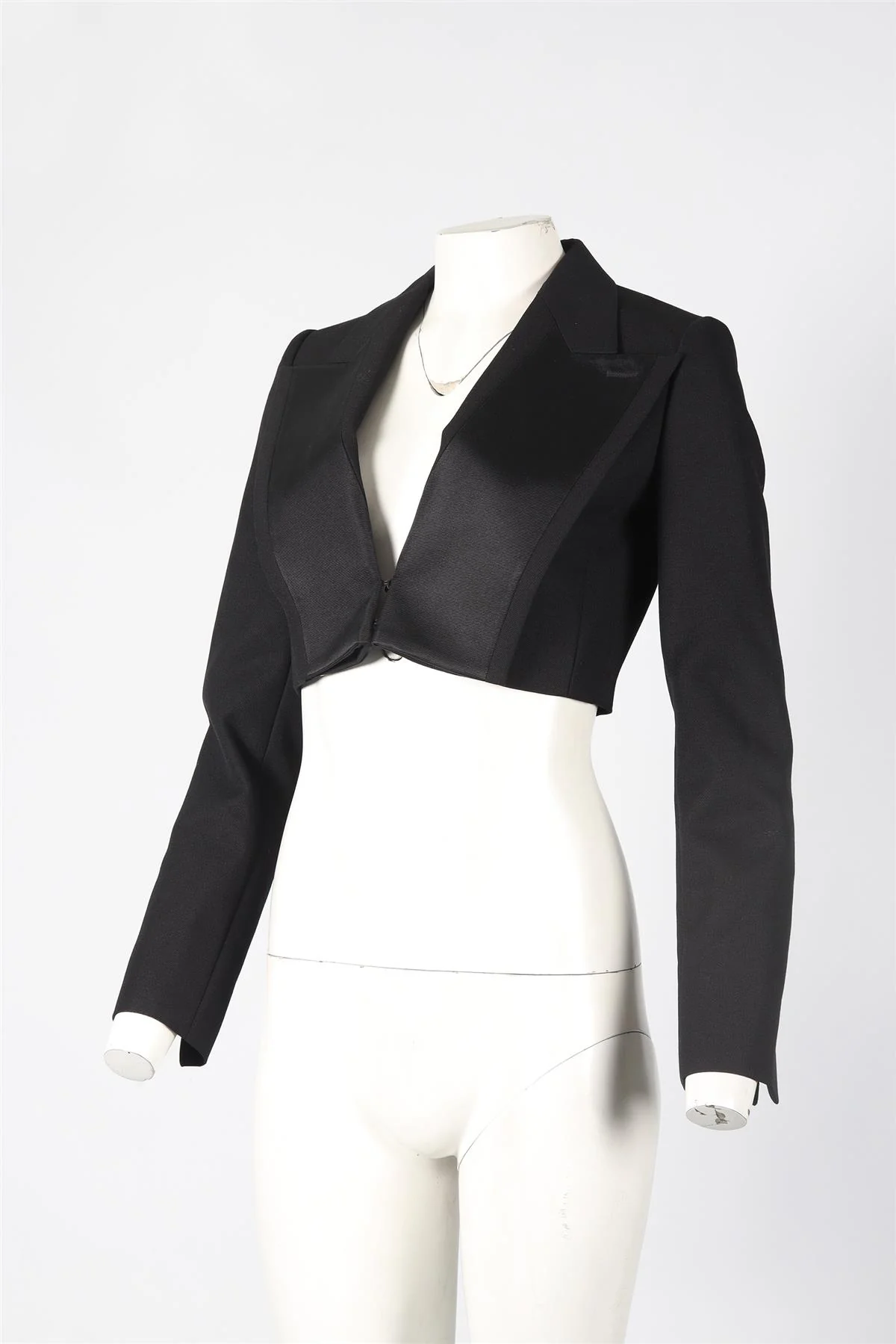 FENDI CROPPED WOOL BLAZER IT 38 UK 6 - Image 3