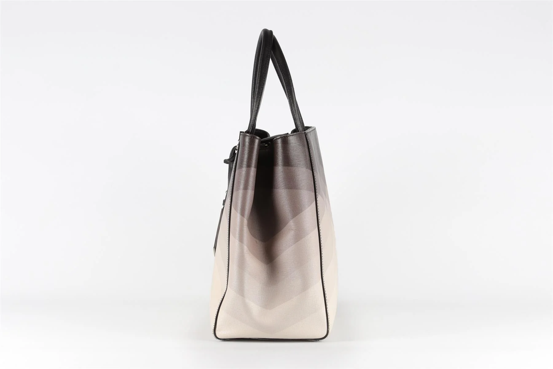 FENDI GREY 2JOURS MEDIUM LEATHER TOTE BAG - Image 5
