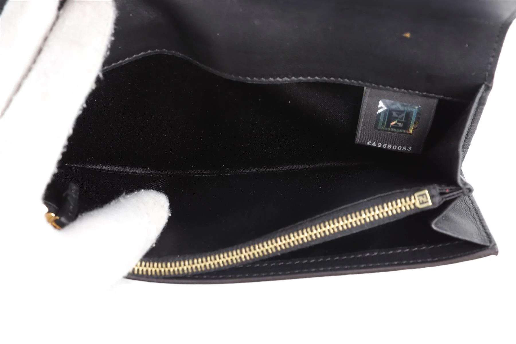 FENDI GREY SNAKESKIN WALLET - Image 5