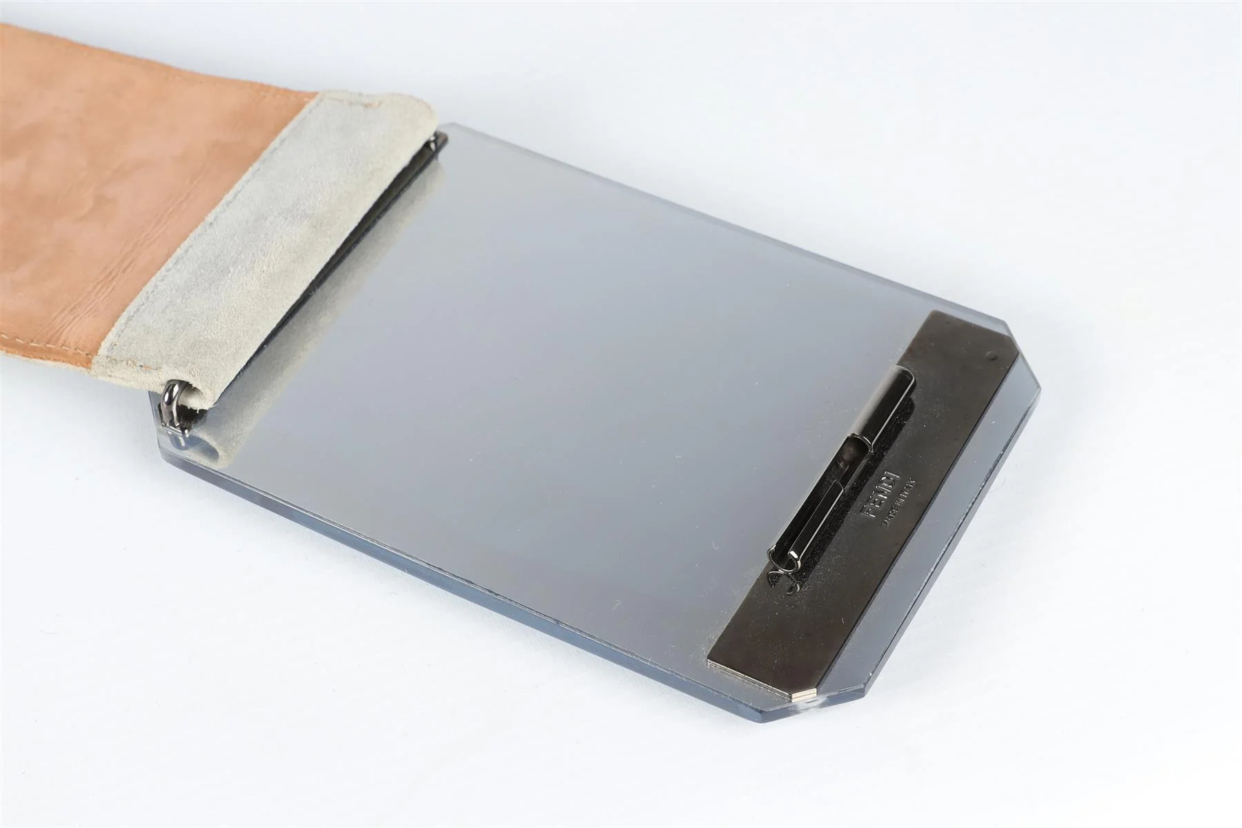 FENDI GREY SUEDE WAIST BELT - Image 5