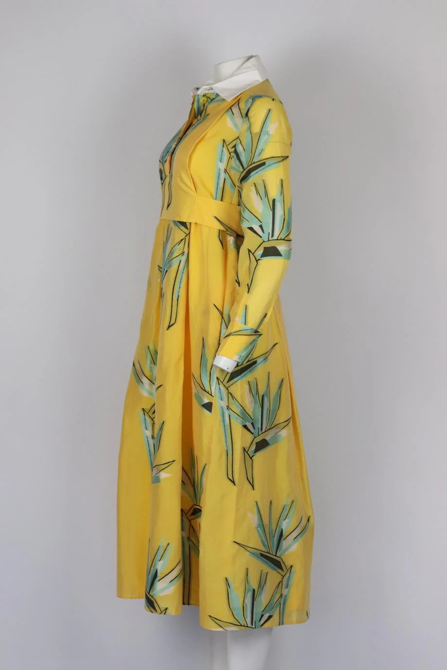 FENDI JACQUARD COTTON BLEND MIDI DRESS IT 40 UK 8 - Image 3