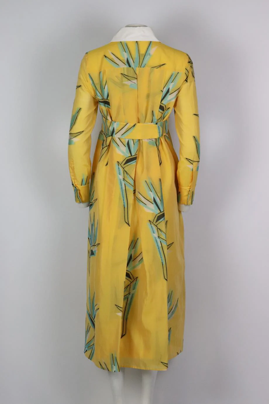 FENDI JACQUARD COTTON BLEND MIDI DRESS IT 40 UK 8 - Image 4