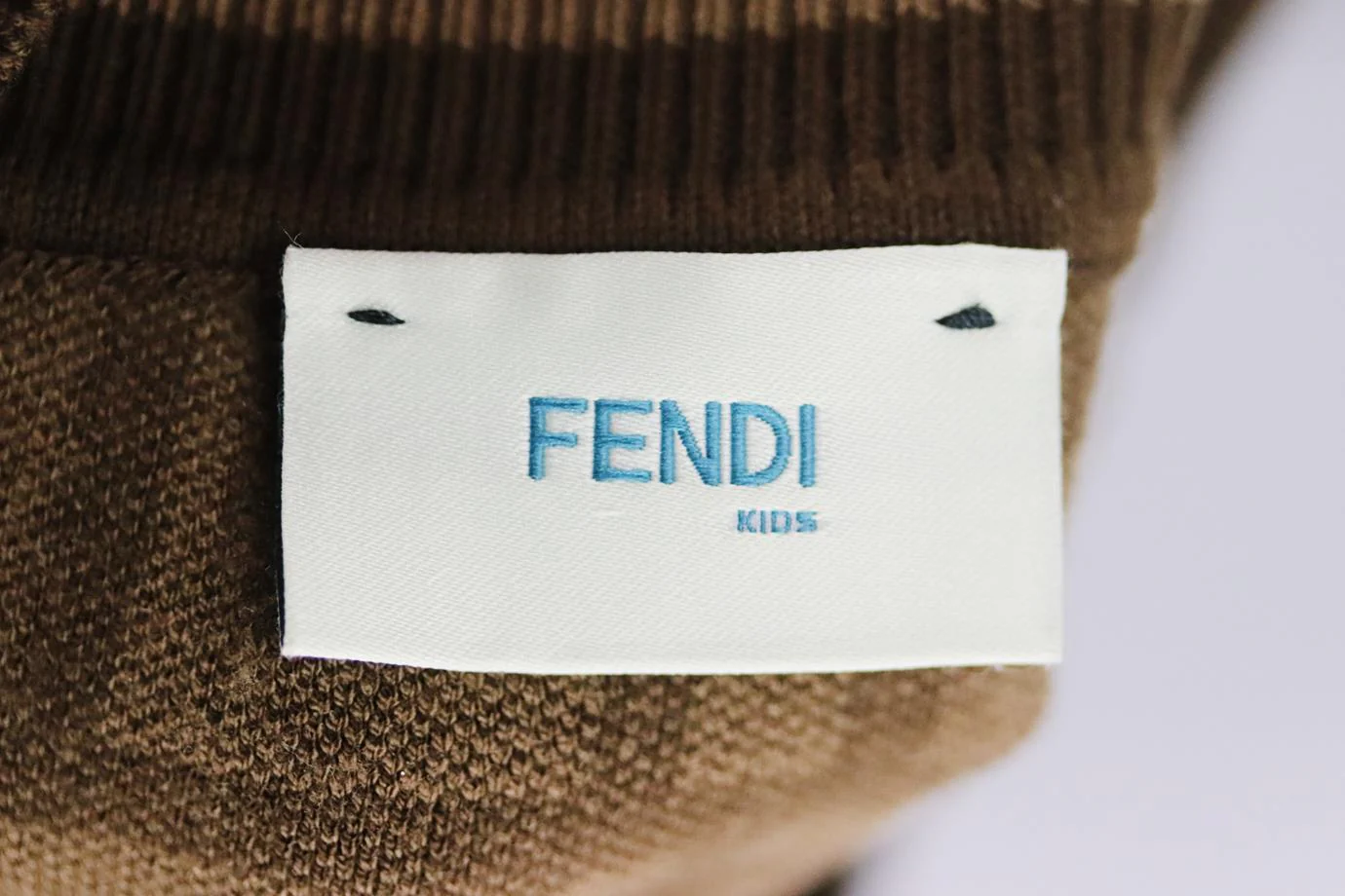 FENDI KIDS GIRLS FF KNITTED MINI SKIRT 8 YEARS - Image 4