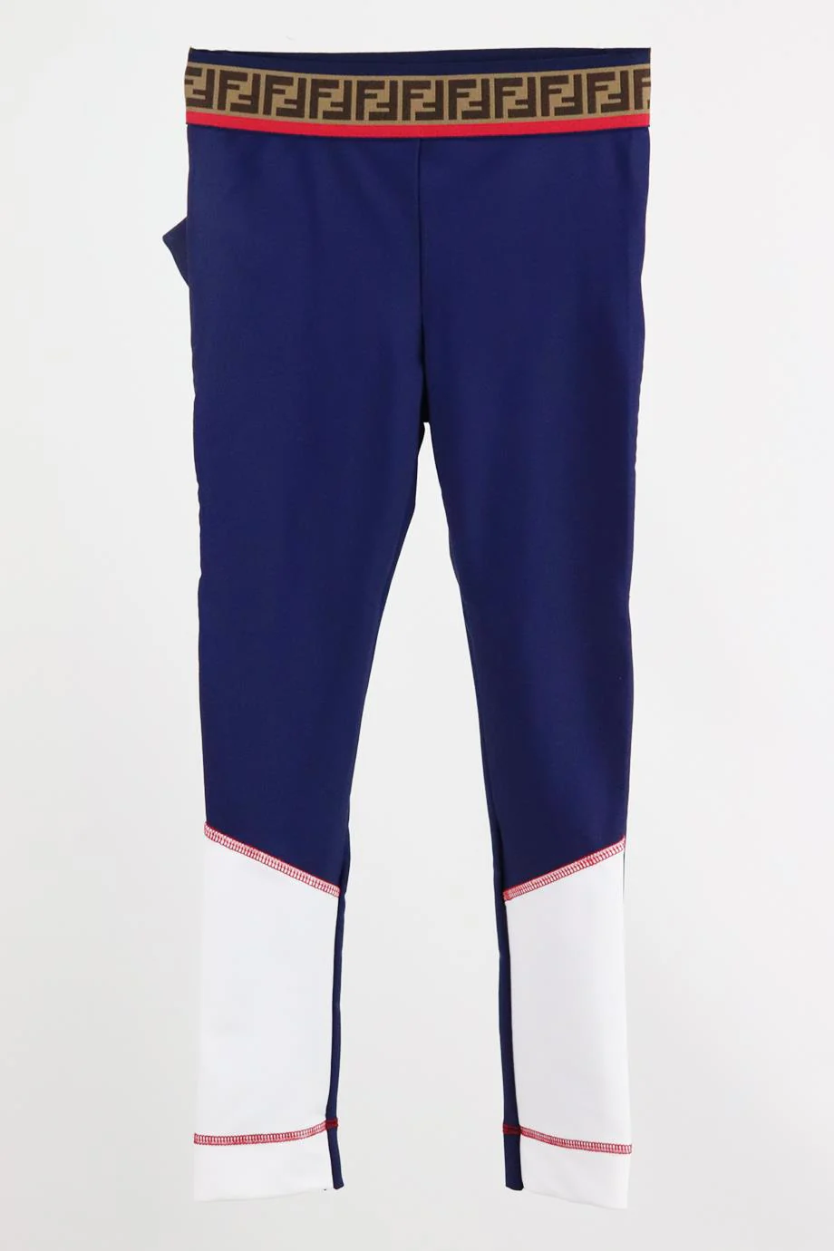 FENDI KIDS GIRLS FF STRETCH LEGGINGS 6 YEARS - Image 2