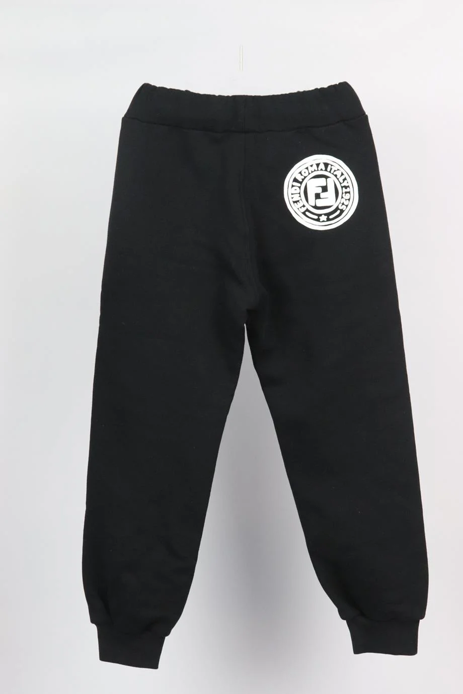 FENDI KIDS UNISEX LOGO COTTON TRACK PANTS 6 YEARS - Image 3