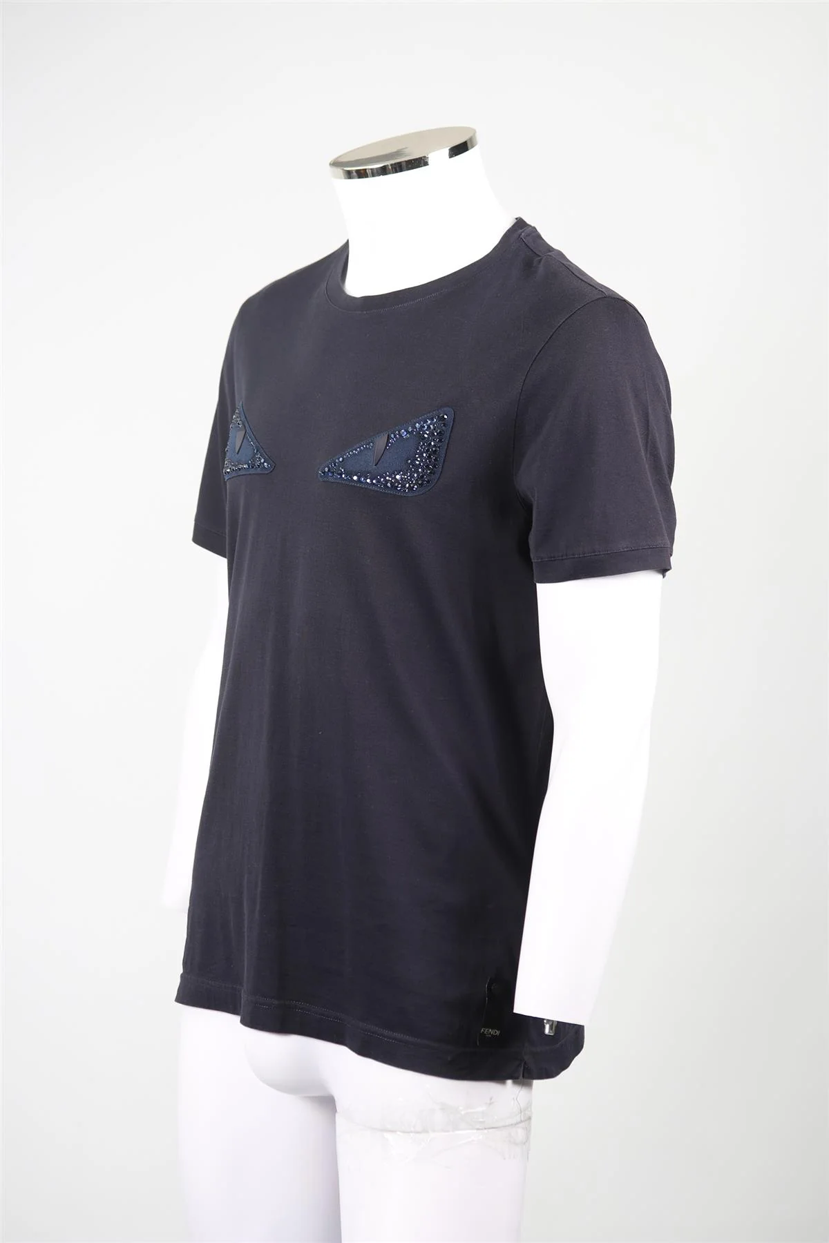 FENDI MEN'S COTTON T-SHIRT LARGE - Image 3