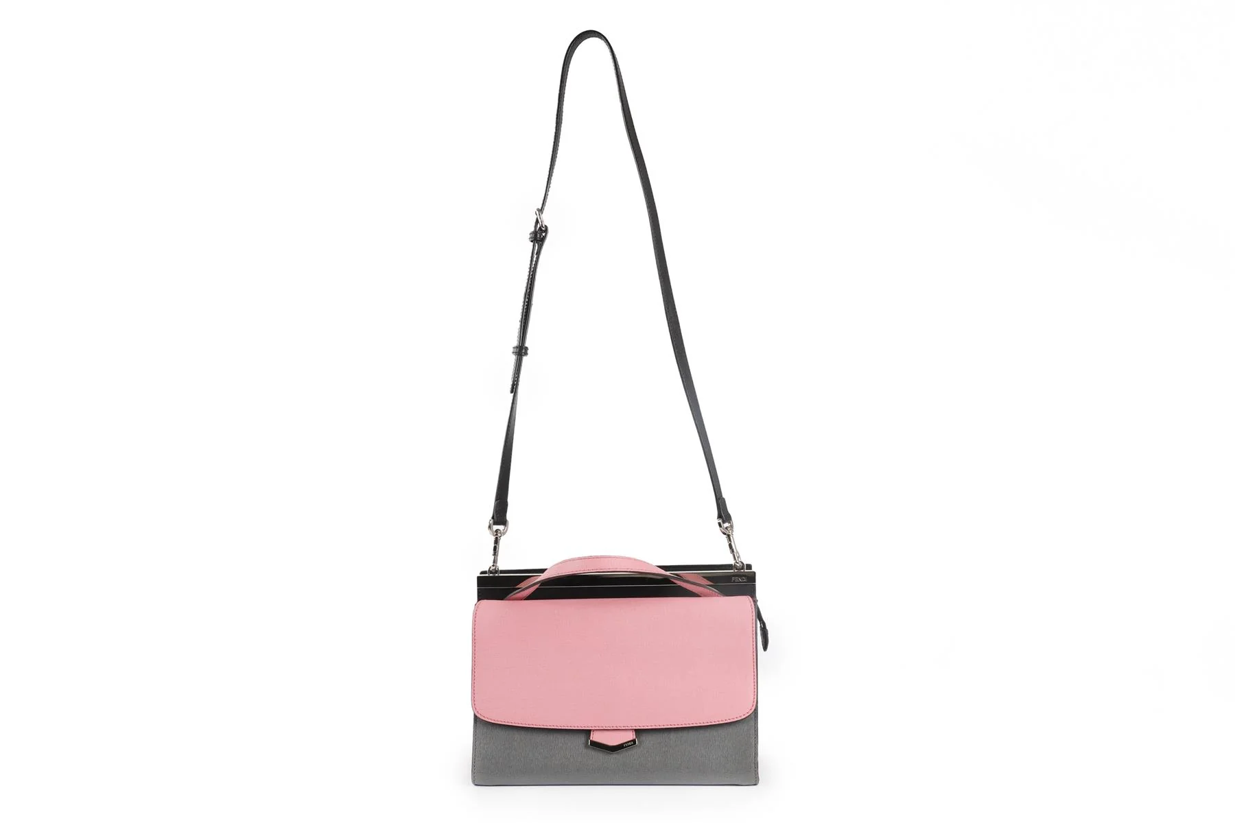 FENDI MULTI DEMI JOUR LEATHER SHOULDER BAG - Image 3