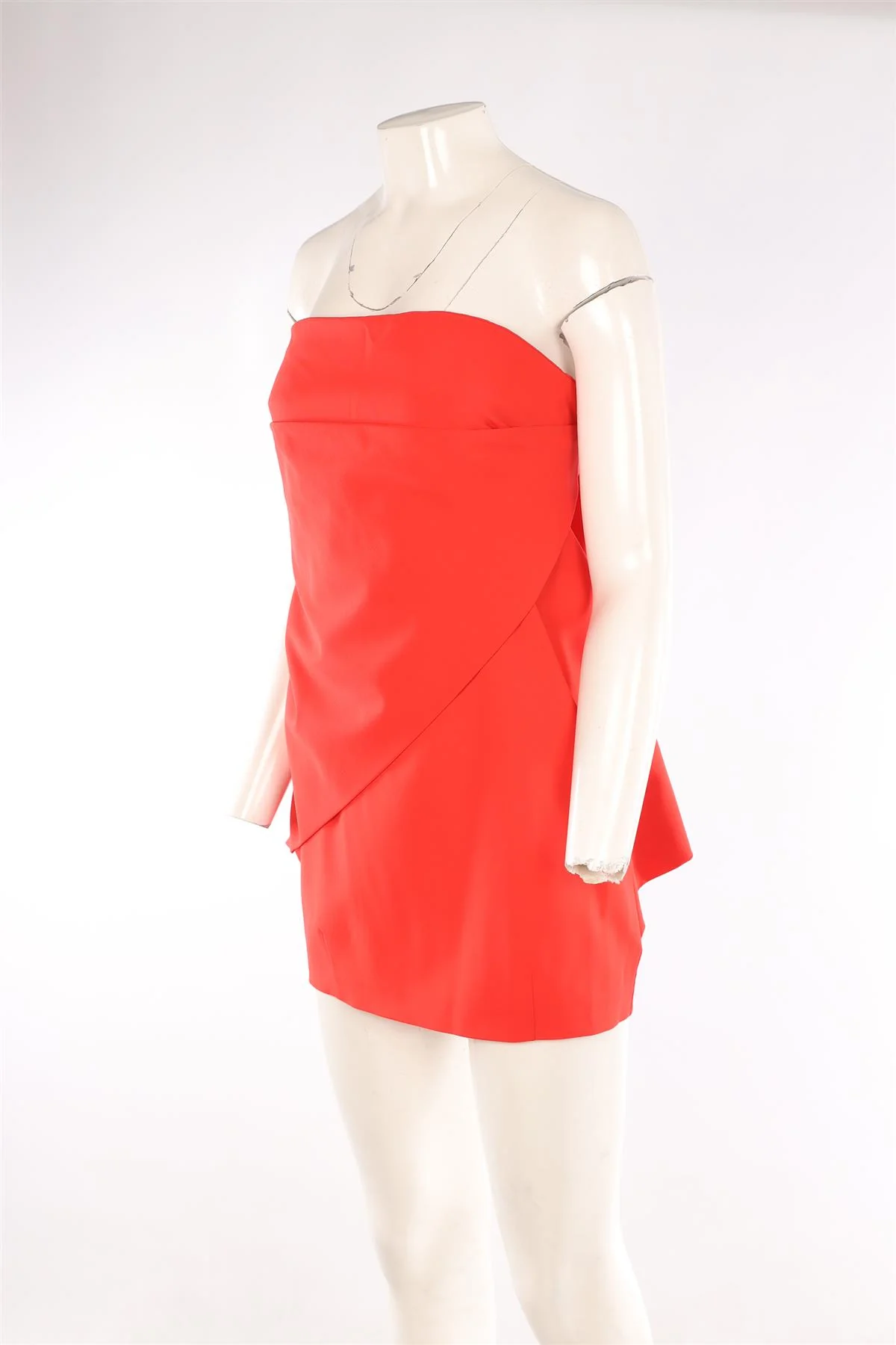 FENDI ORANGE WOOL MINI DRESS IT 42 UK 10 - Image 3
