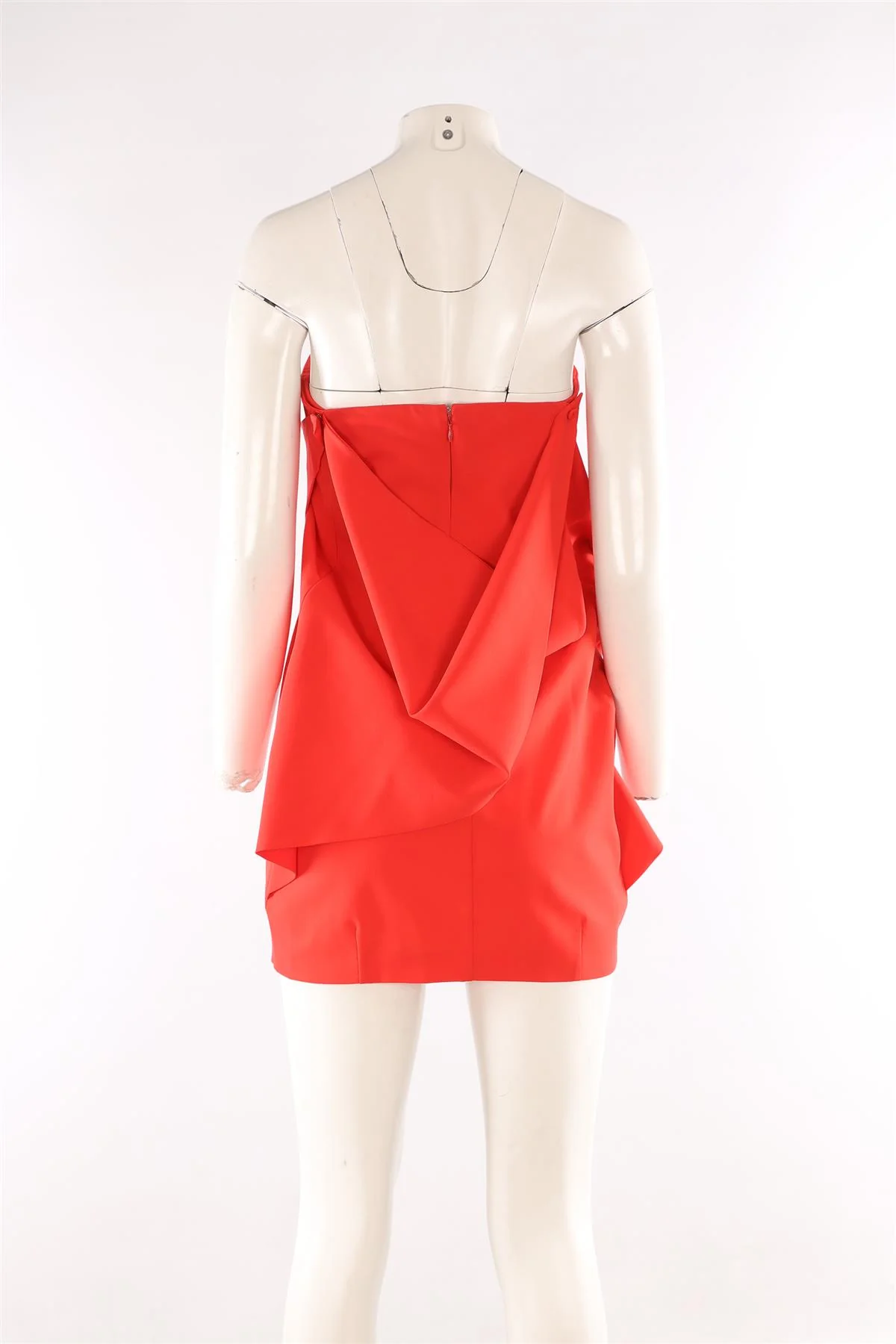 FENDI ORANGE WOOL MINI DRESS IT 42 UK 10 - Image 4