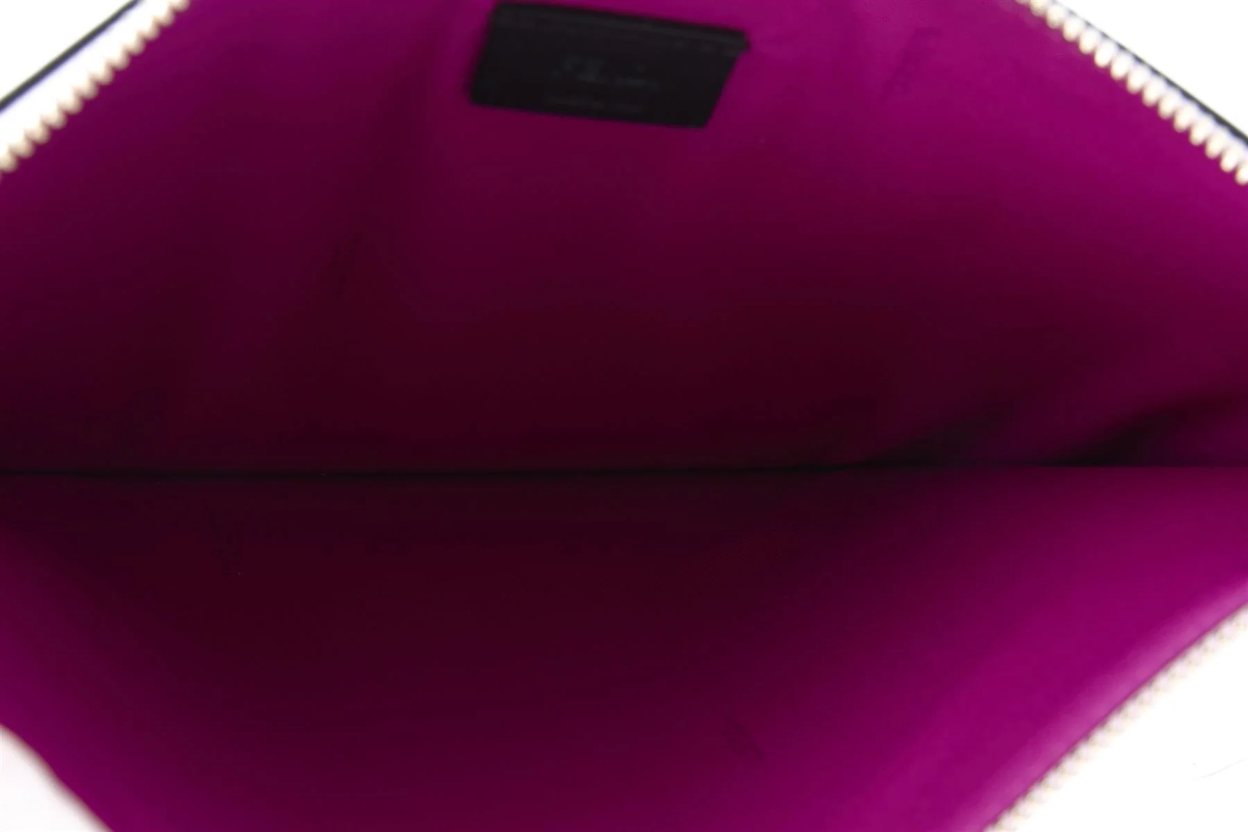 FENDI PINK 2025 FLAT POUCH MEDIUM LEATHER CLUTCH - Image 11