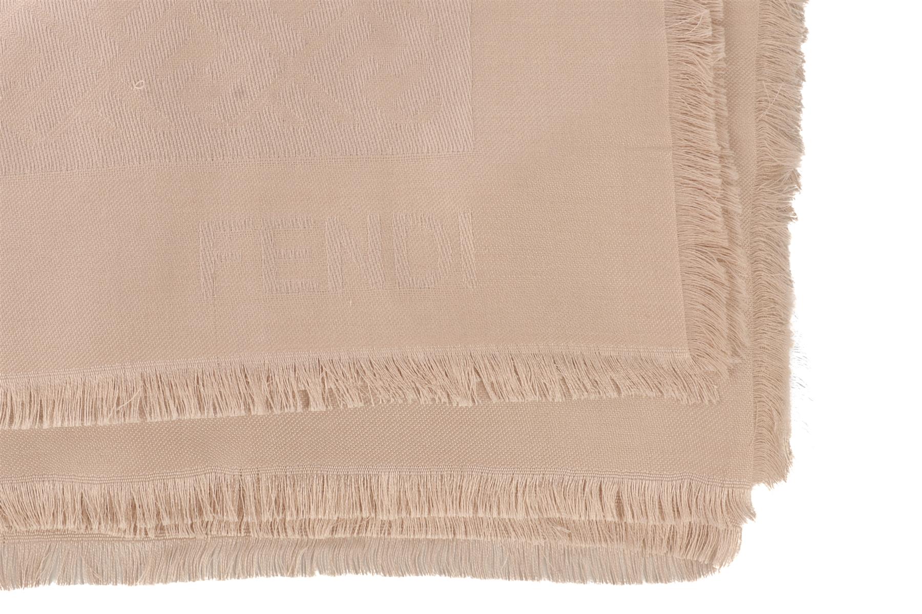 FENDI PINK FF SILK SCARF ONE SIZE - Image 4