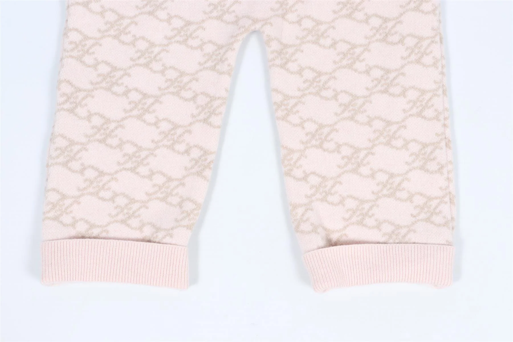 FENDI PINK KIDS GIRLS FF WOOL PANTS 24 MONTHS - Image 5