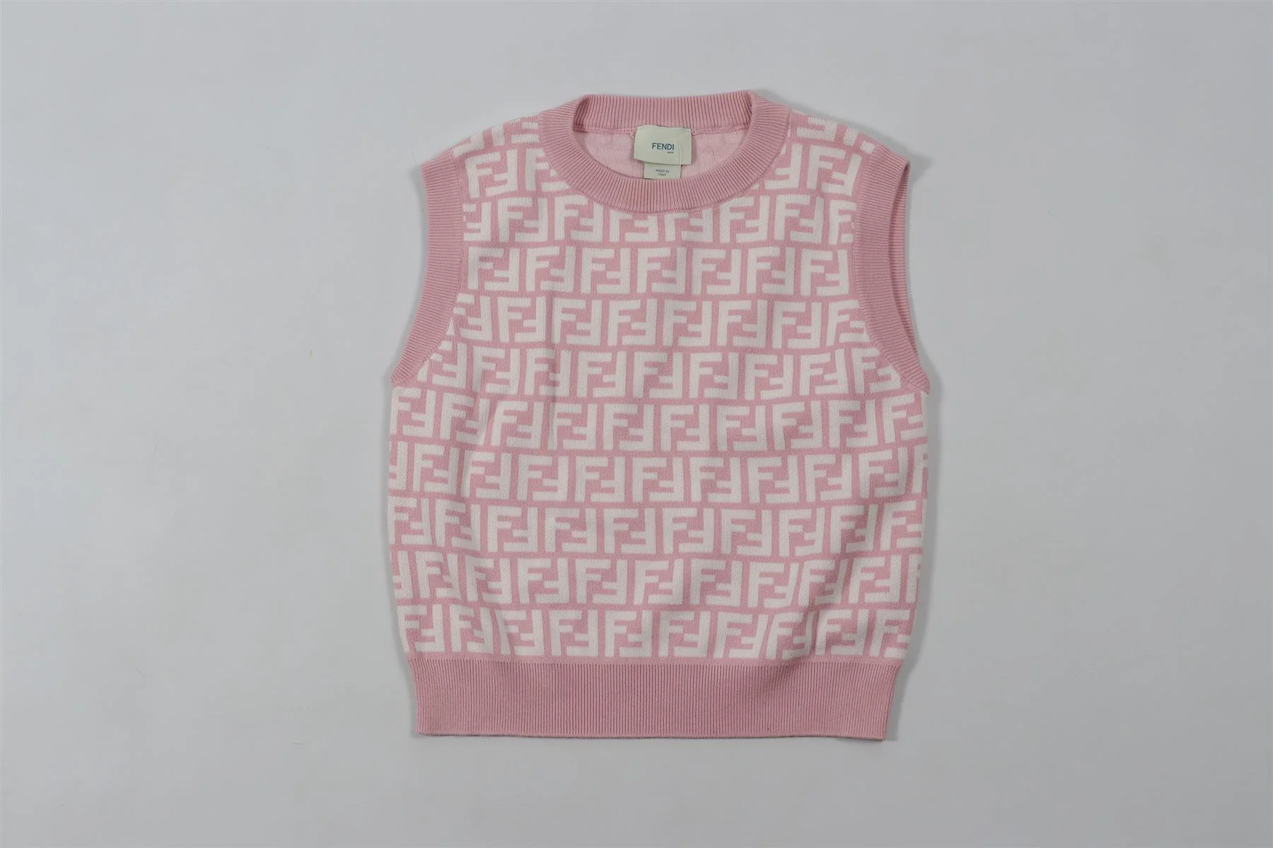 FENDI PINK KIDS GIRLS TOP 12 YEARS - Image 2