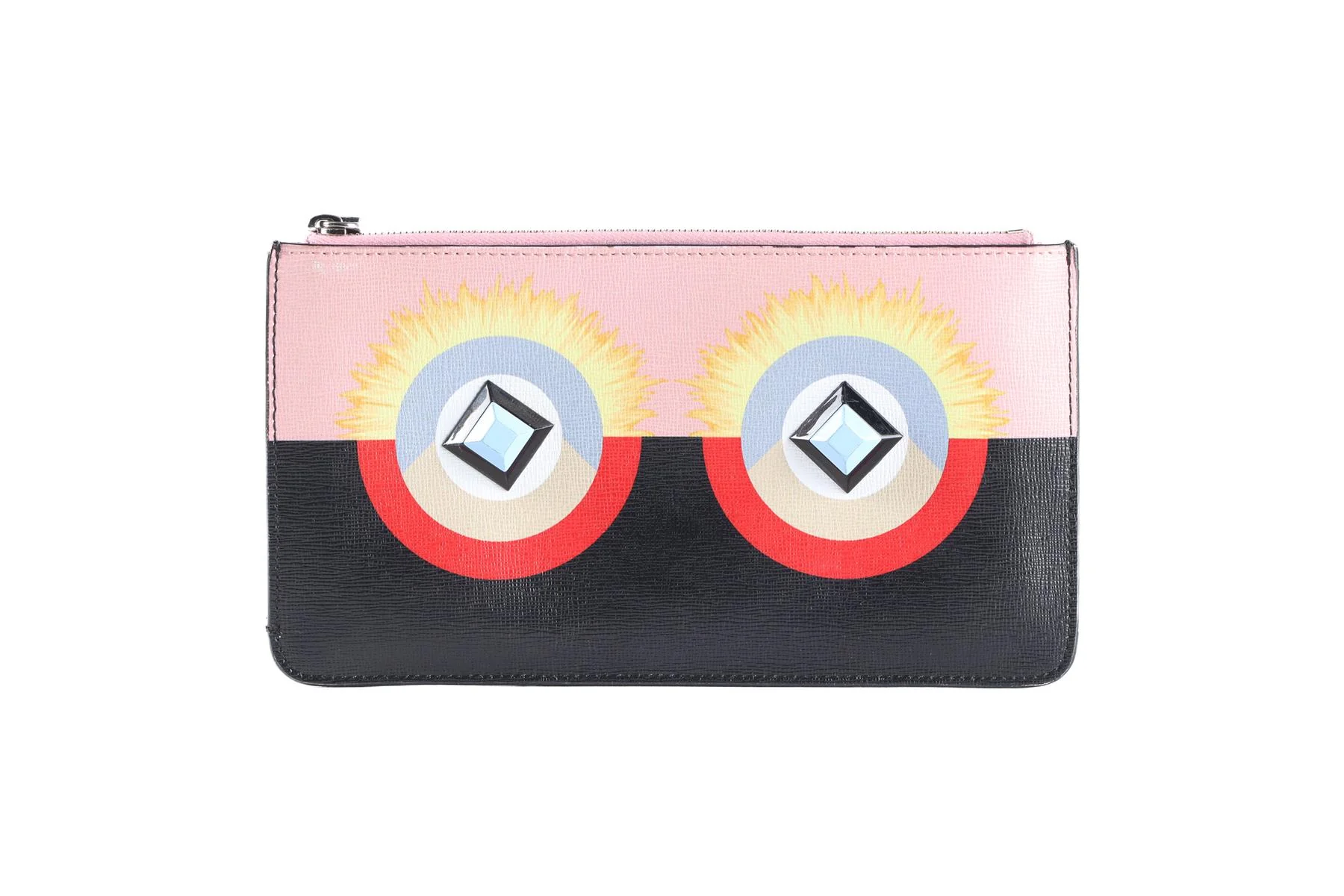 FENDI PINK MONSTER LEATHER WALLET - Image 2