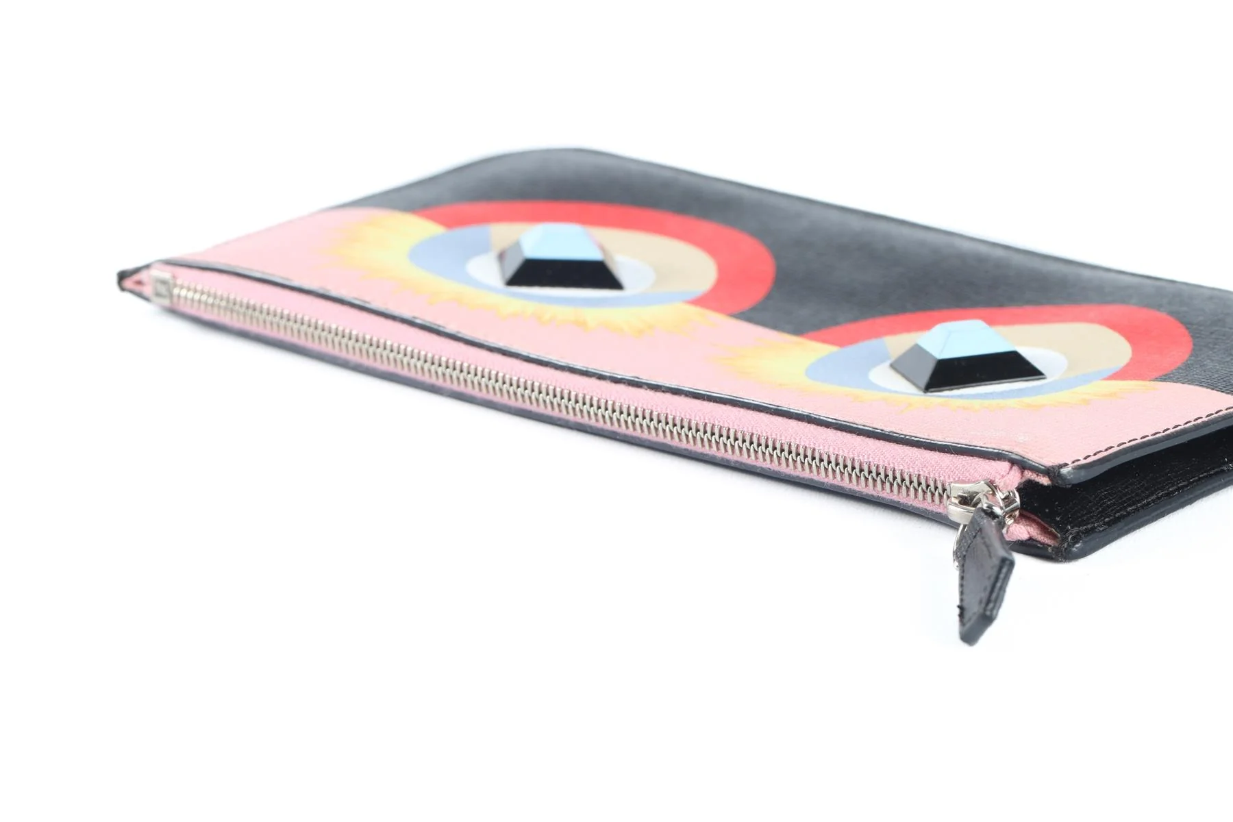 FENDI PINK MONSTER LEATHER WALLET - Image 7