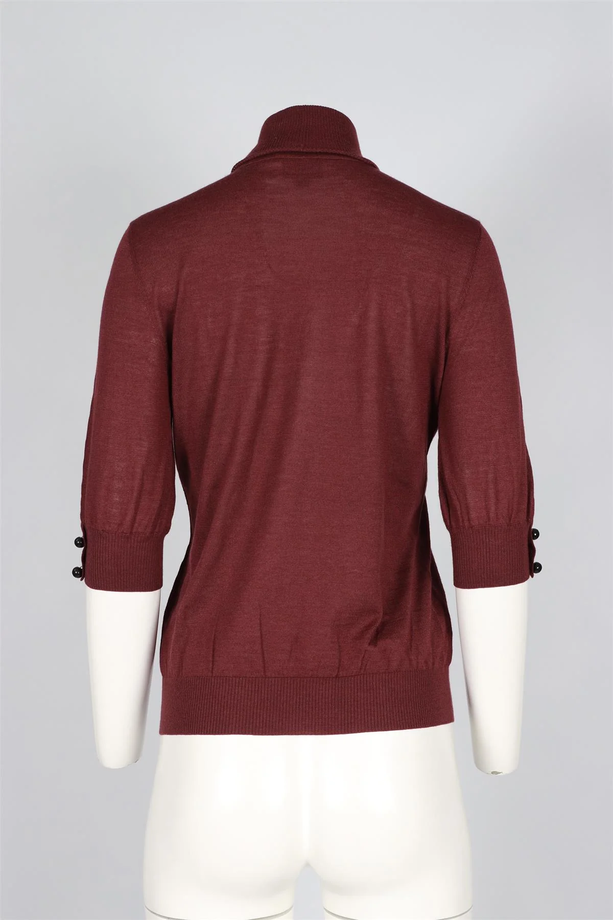 FENDI PURPLE CASHMERE BLEND SWEATER IT 44 UK 12 - Image 4