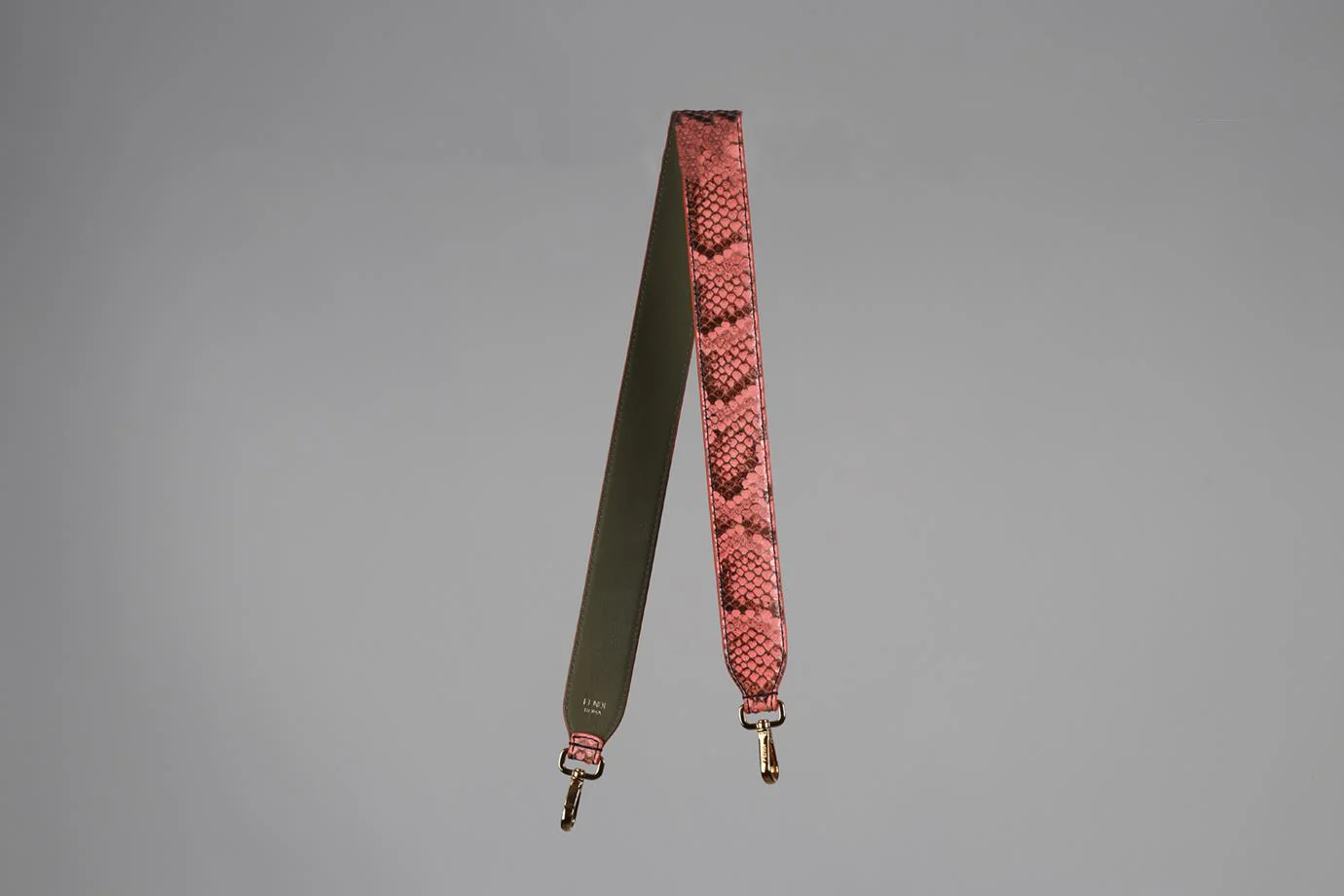 FENDI SNAKESKIN AND LEATHER BAG STRAP - Image 2