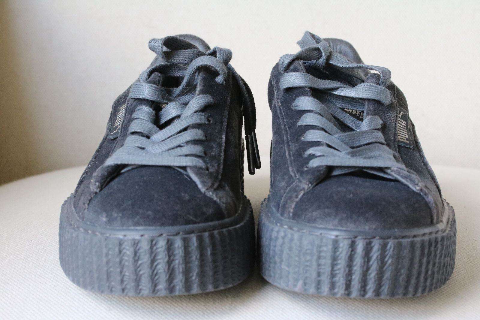 FENTY X PUMA BY RIHANNA GREY VELVET CREEPER SNEAKERS UK 5 EU 38 US 7.5 - Image 2