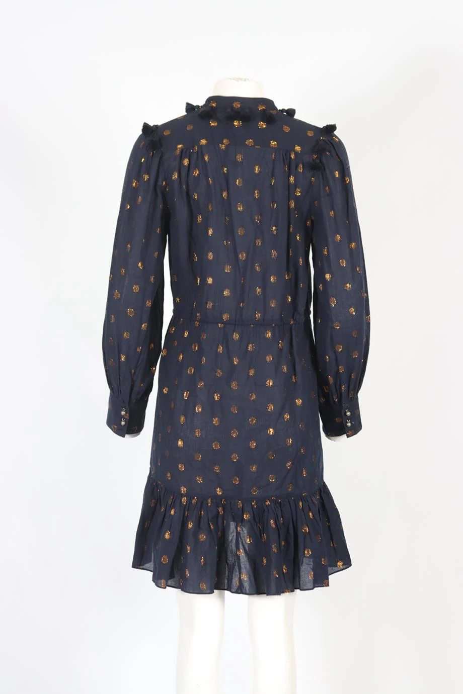 FIGUE COTTON BLEND MINI DRESS MEDIUM - Image 4
