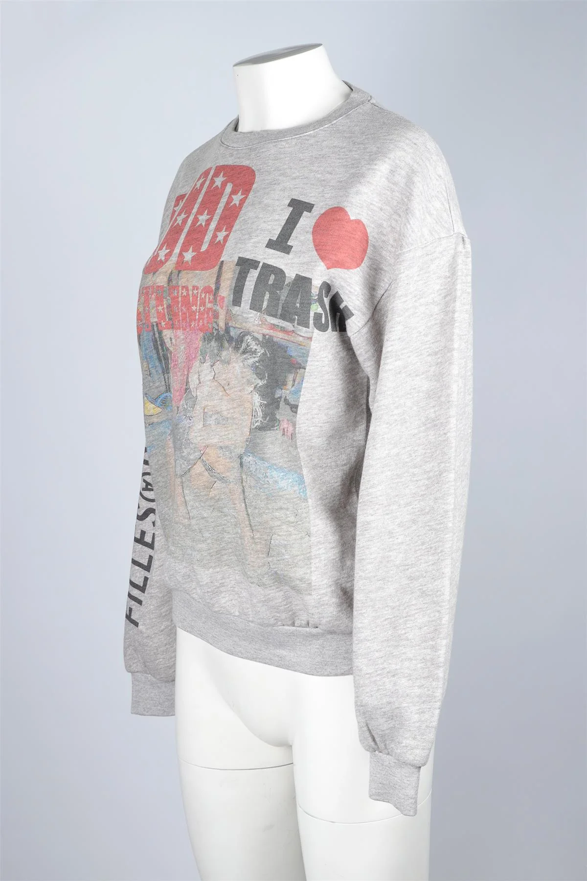 FILLES A PAPA GREY COTTON SWEATSHIRT UK 8 - Image 3