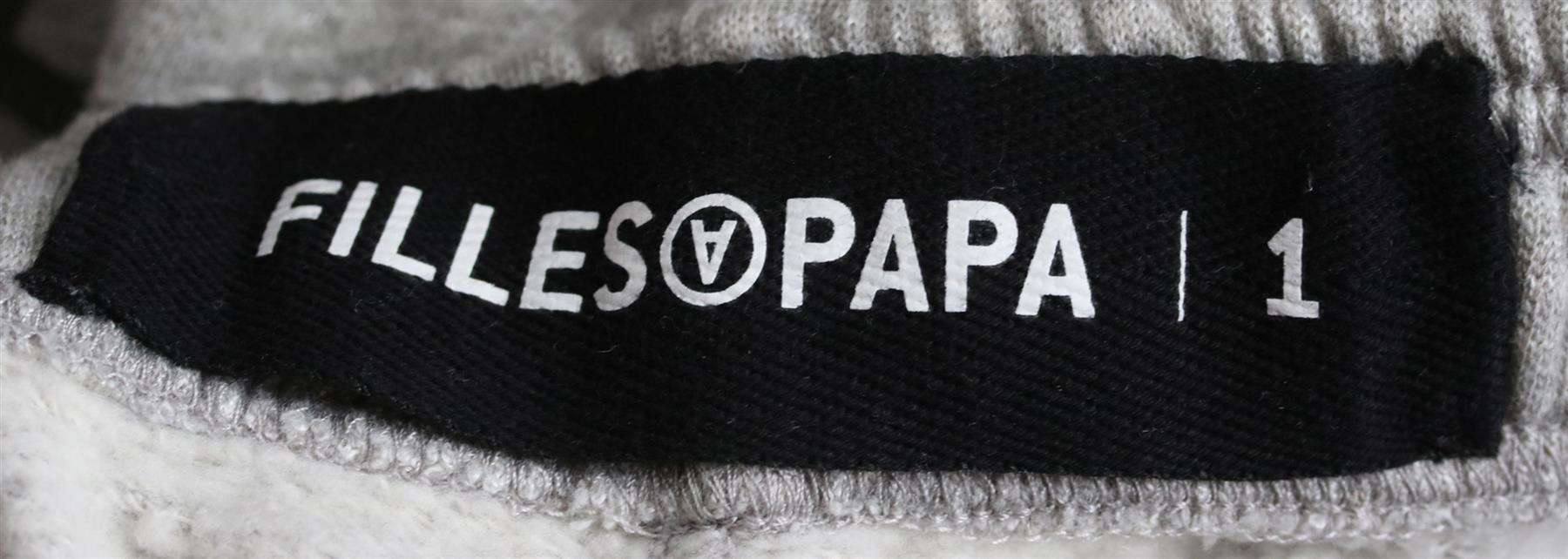 FILLES A PAPA SLOGAN PRINT COTTON JERSEY TRACK PANTS UK 8 - Image 4