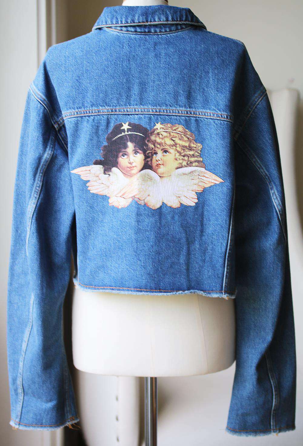 FIORUCCI BERTY CROPPED DENIM JACKET MEDIUM - Image 5