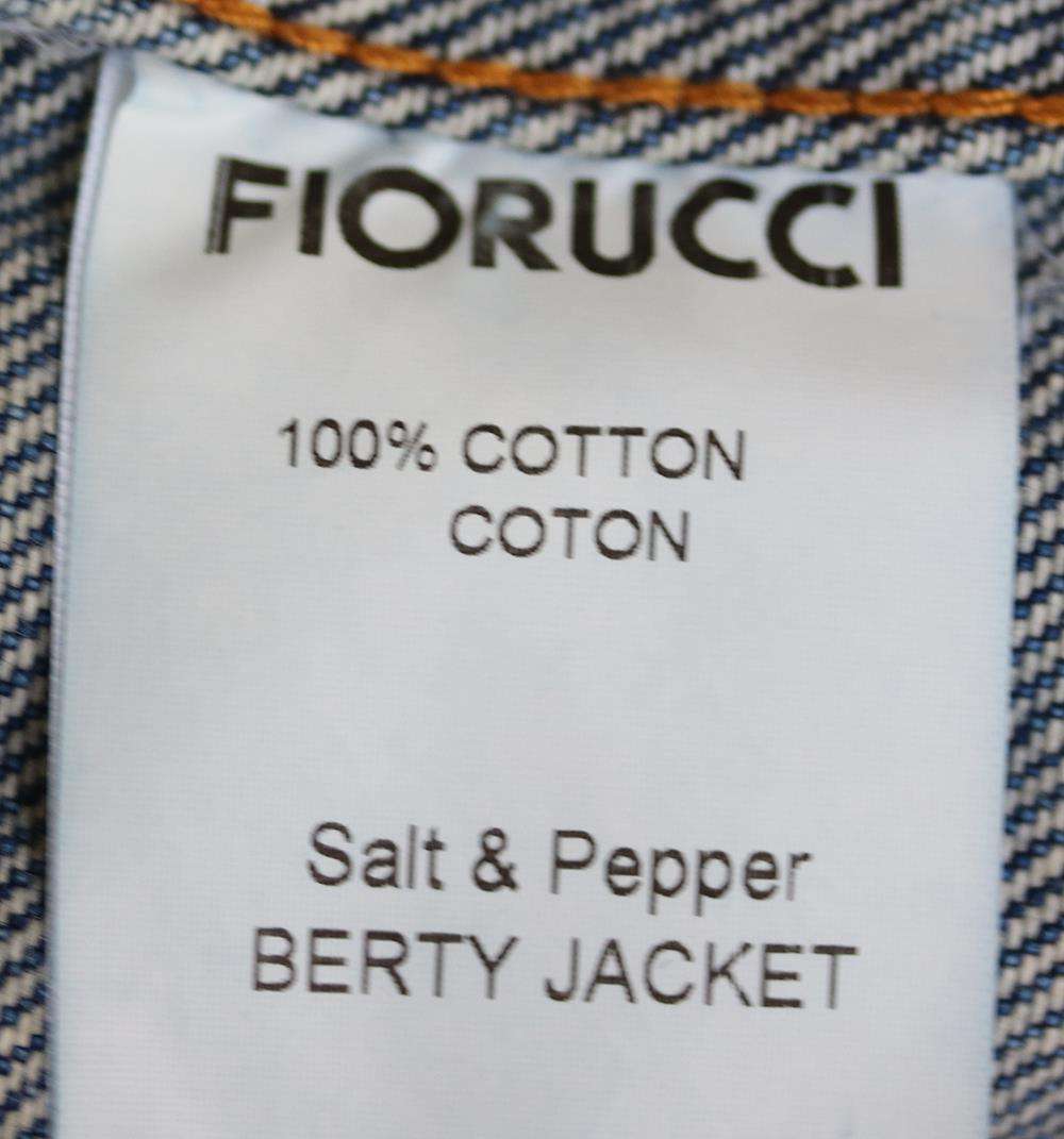 FIORUCCI BERTY CROPPED DENIM JACKET MEDIUM - Image 8