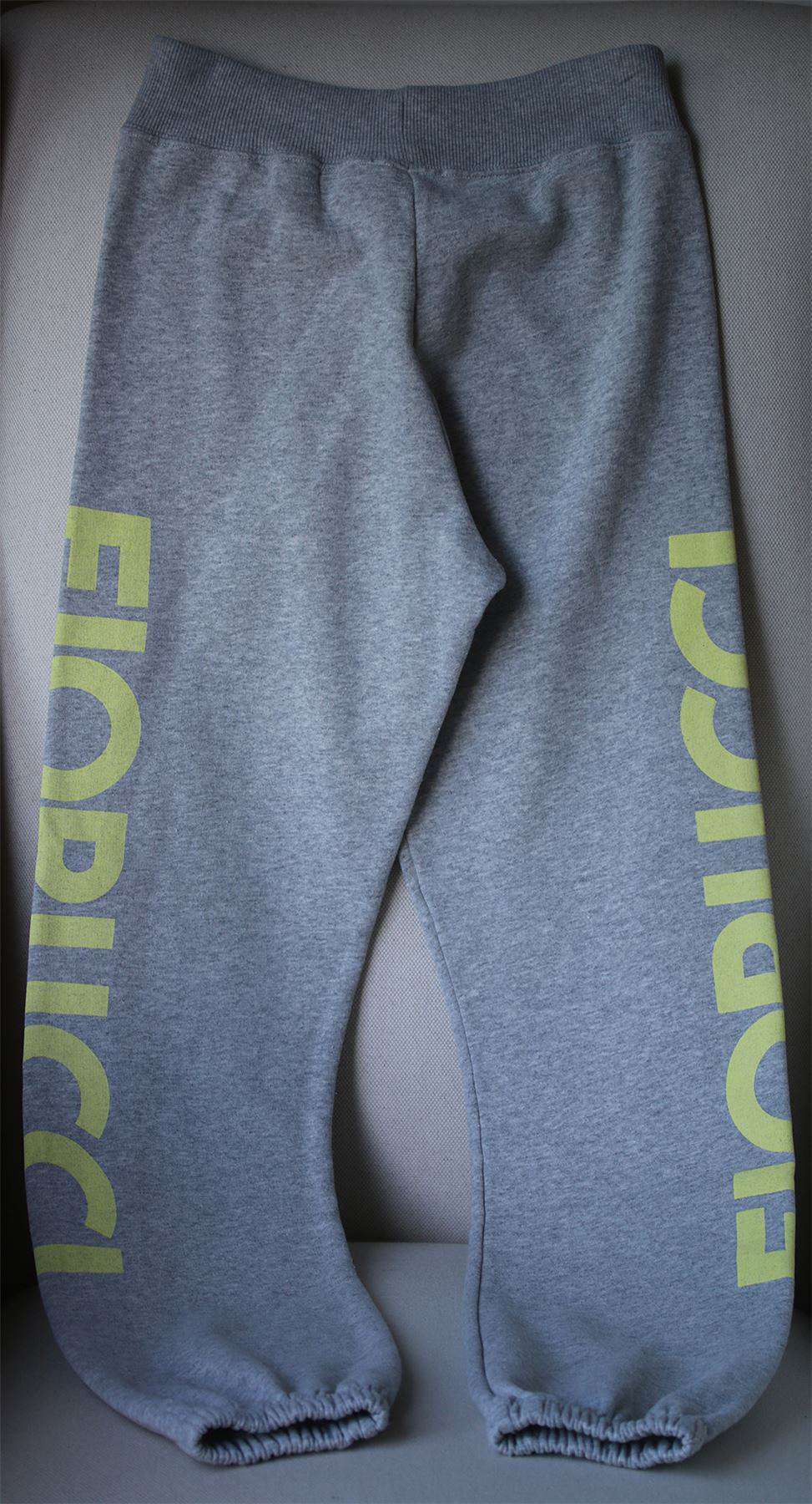 FIORUCCI EQUIPE LOGO COTTON SWEATPANTS SMALL - Image 2