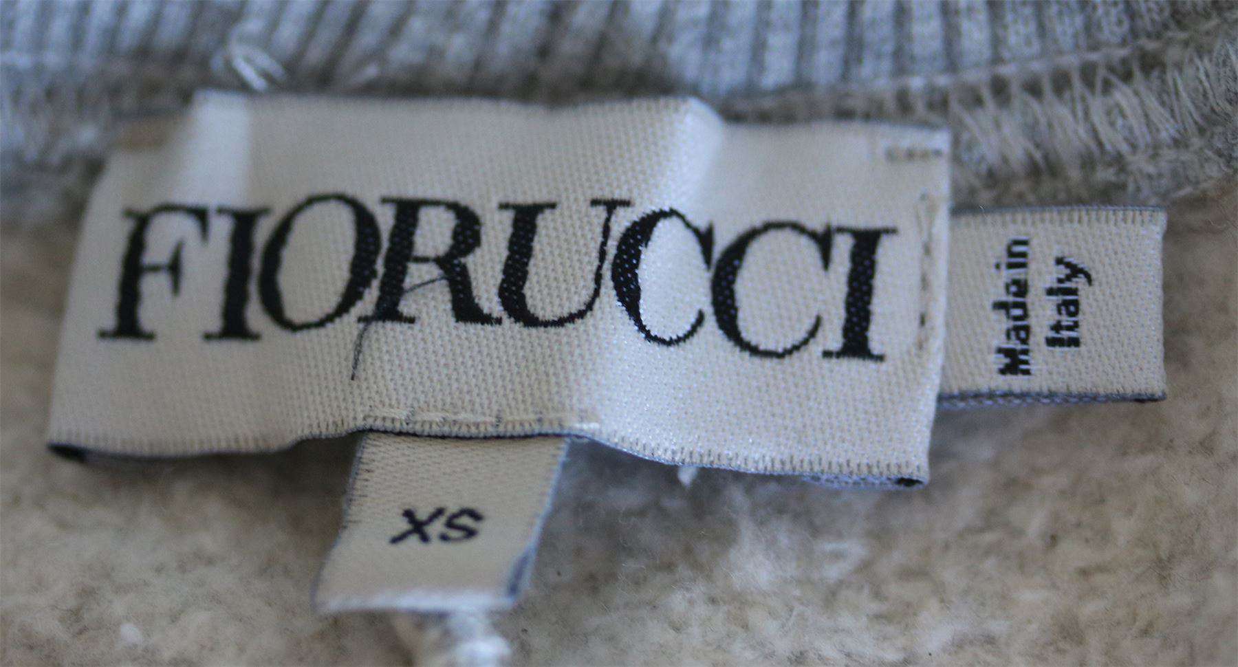 FIORUCCI EQUIPE LOGO COTTON SWEATPANTS SMALL - Image 3
