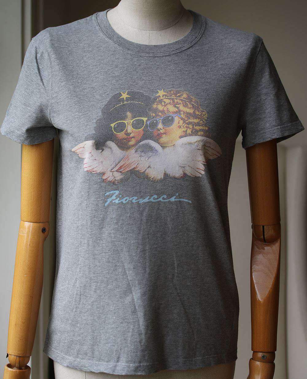 FIORUCCI VINTAGE ANGELS-GRAPHIC COTTON T-SHIRT XSMALL - Image 3