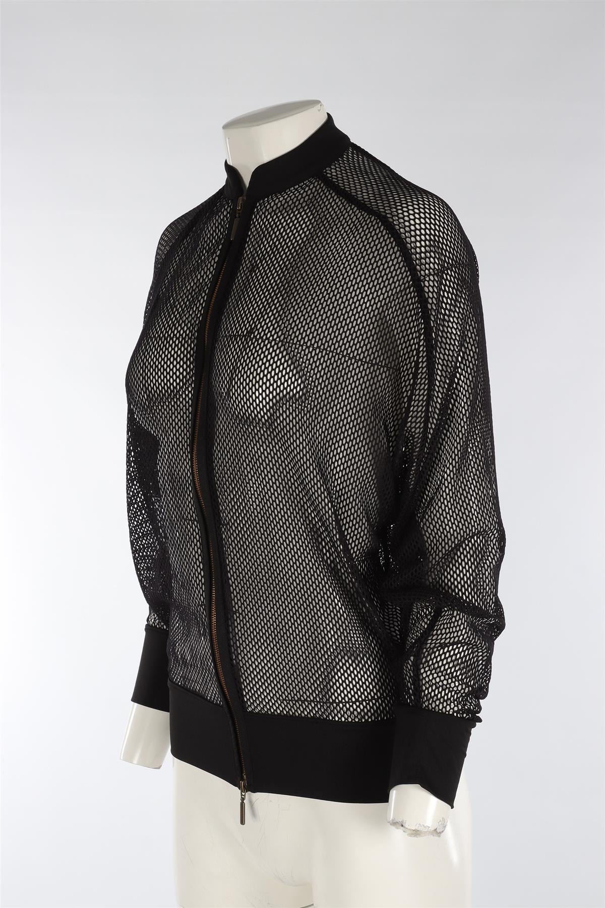 FISICO CRISTINA FERRARI BLACK MESH JACKET SMALL - Image 3