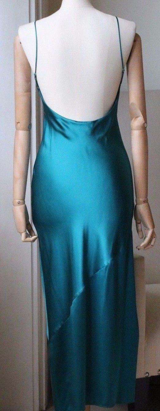 FLEUR DU MAL BIAS SLIP GOWN DRESS SMALL - Image 8
