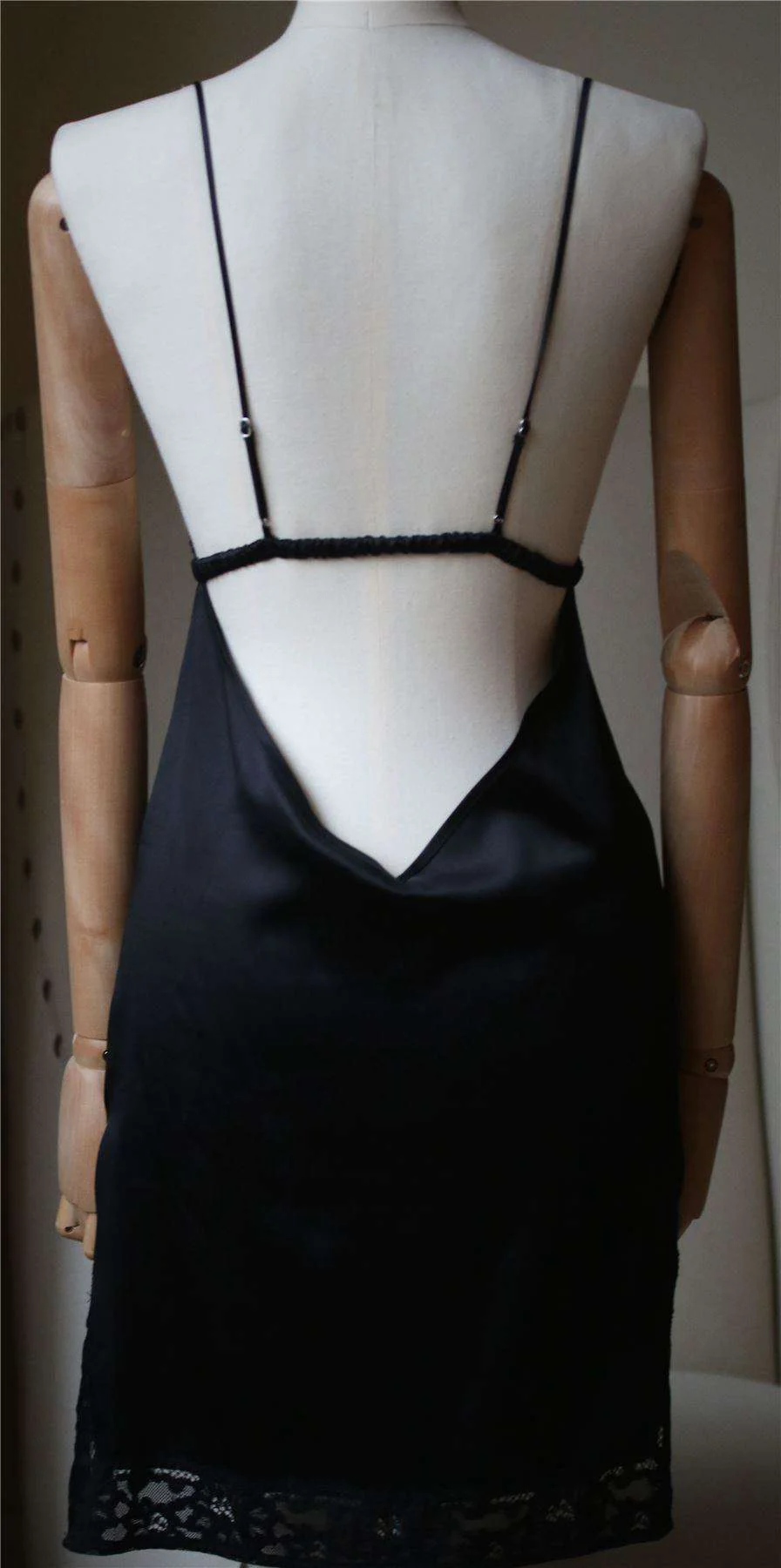FLEUR DU MAL CHARLOTTE LACE SILK SLIP DRESS XSMALL - Image 6
