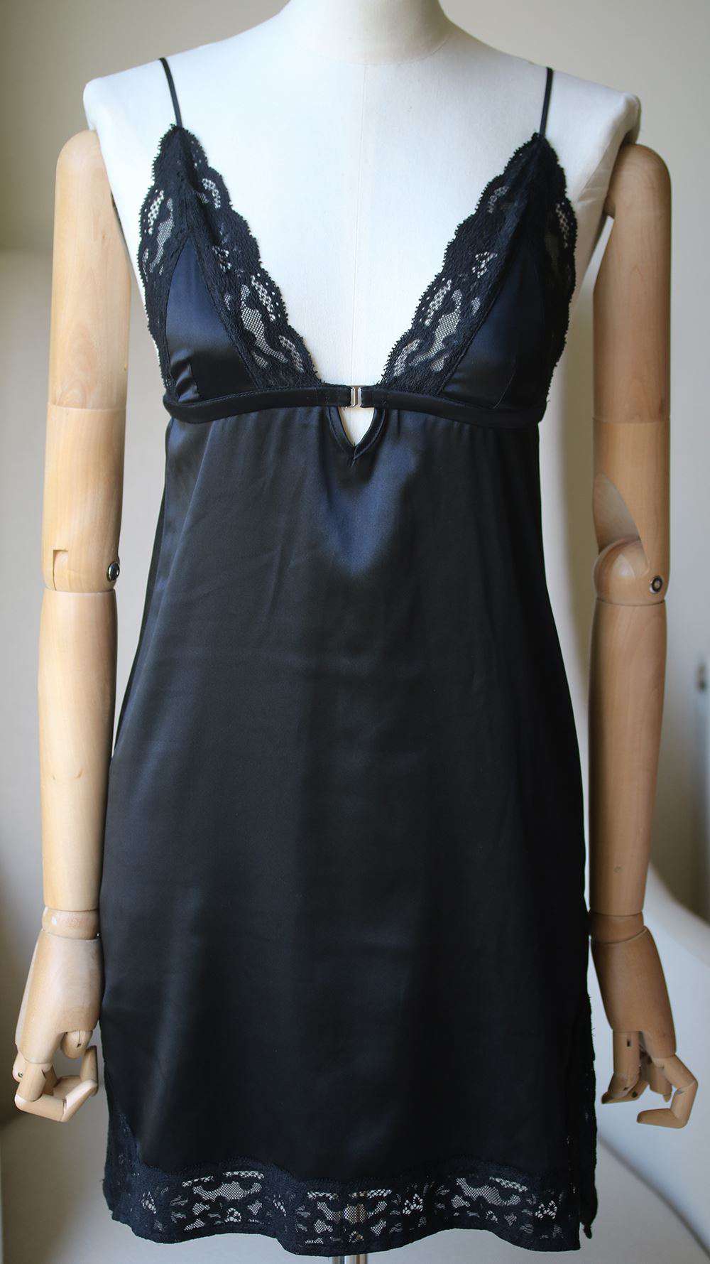 FLEUR DU MAL CHARLOTTE LACE SLIP DRESS XSMALL - Image 3