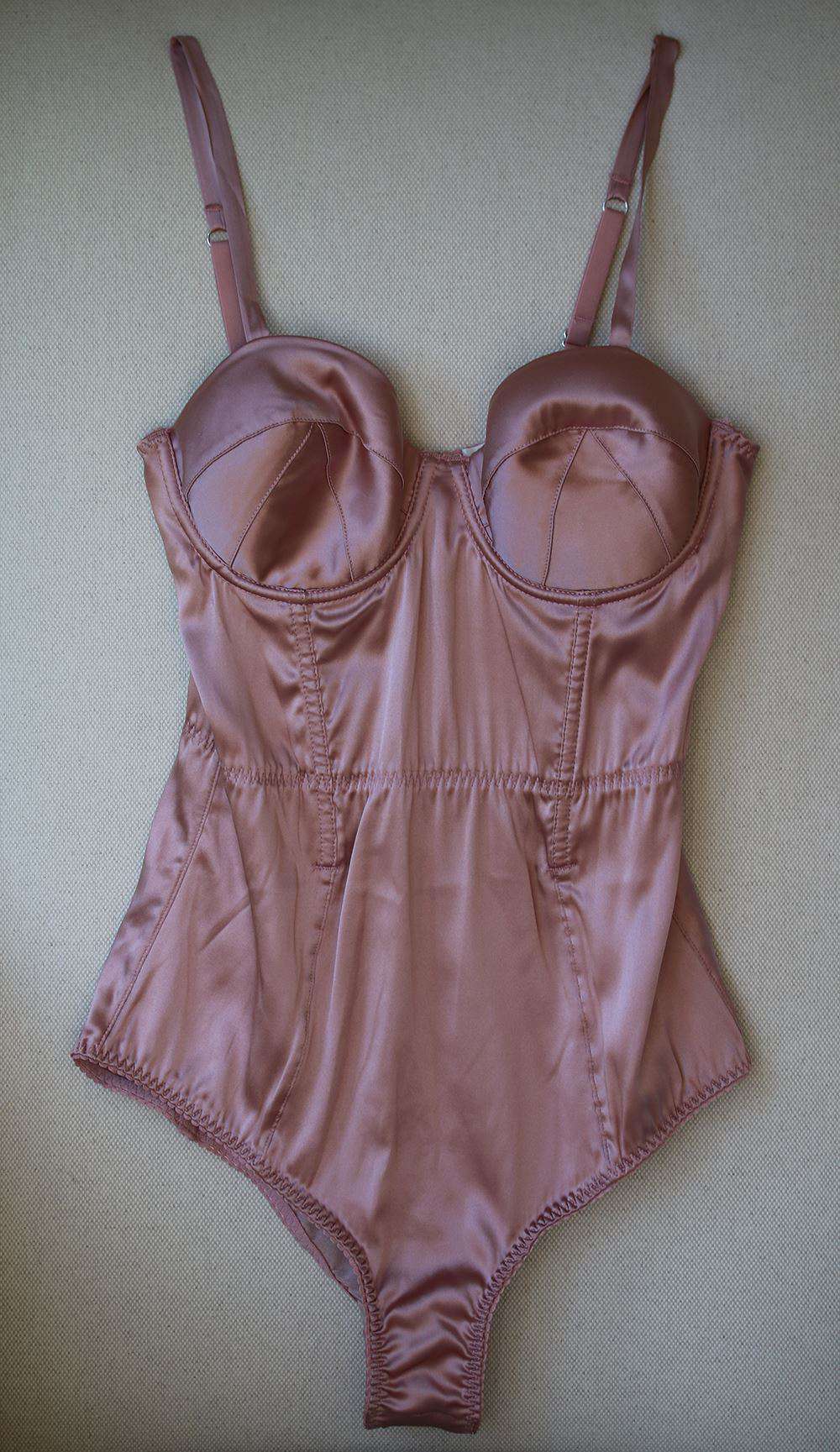FLEUR DU MAL SATIN BULLER BODYSUIT SMALL - Image 3
