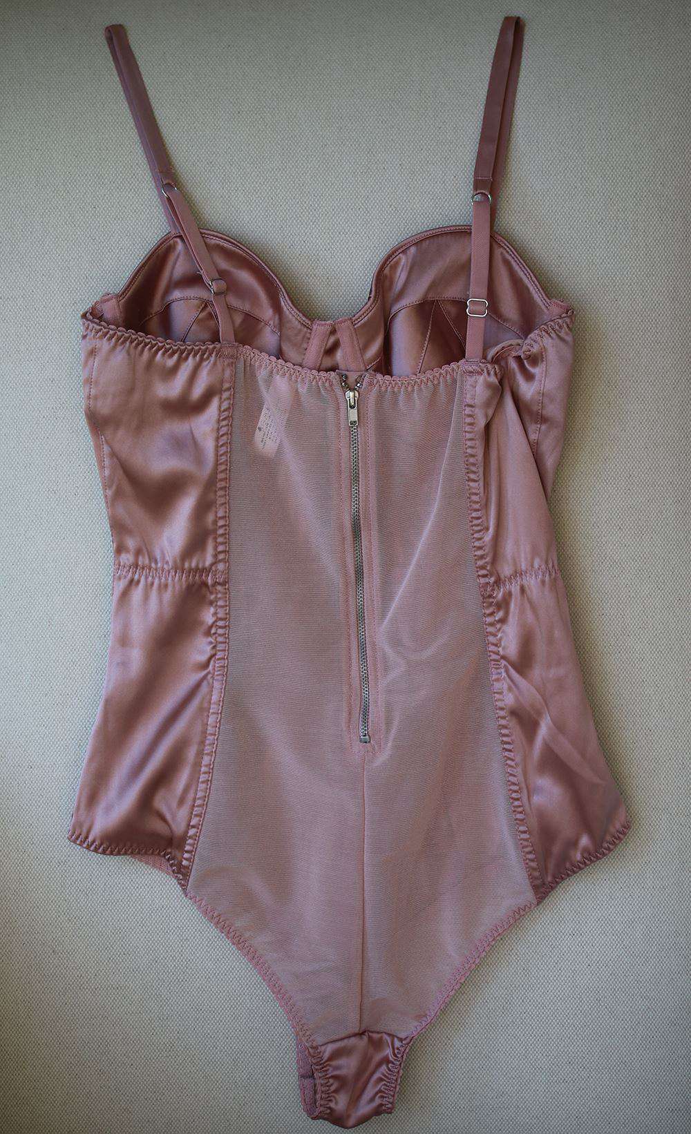 FLEUR DU MAL SATIN BULLER BODYSUIT SMALL - Image 4