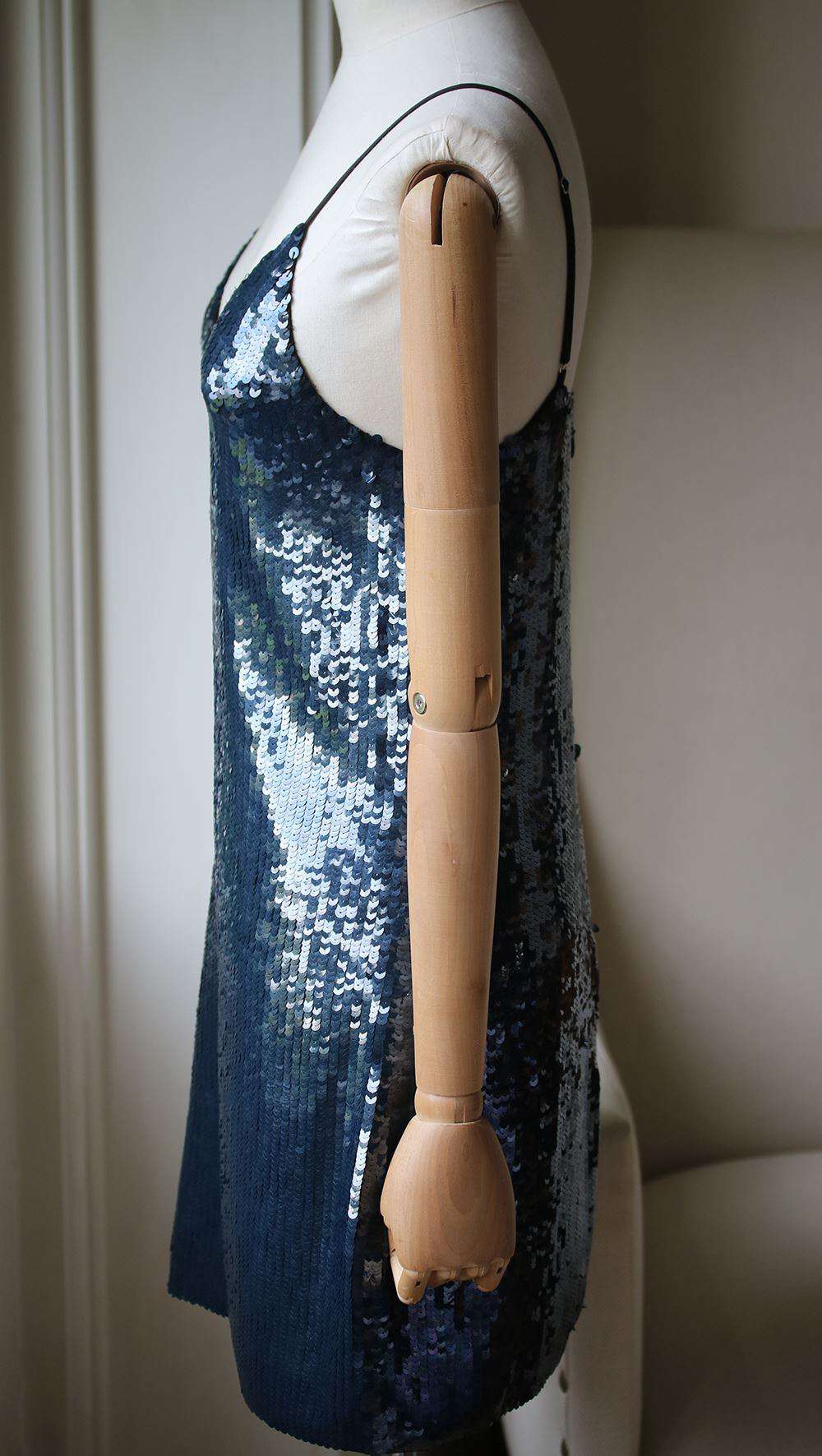 FLEUR DU MAL SEQUIN MINI SLIP DRESS US 2 UK 6 - Image 4