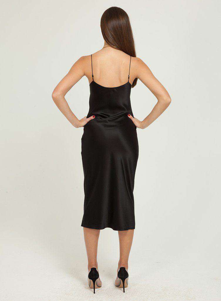 FLEUR DU MAL SHEER PLUNGE BIAS SLIP DRESS SMALL - Image 7