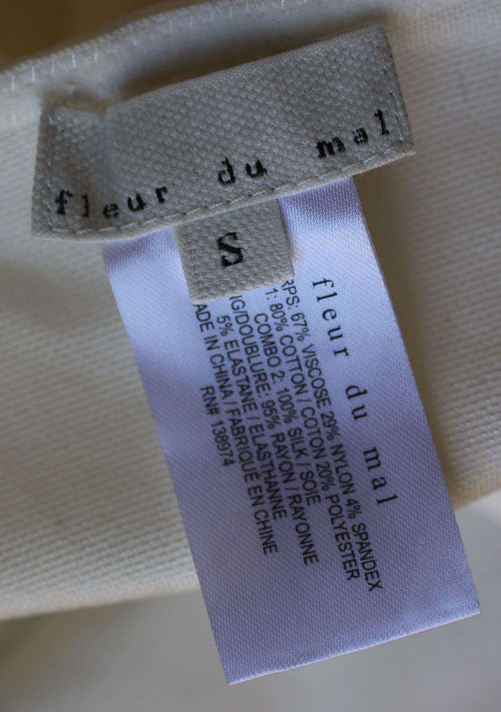 FLEUR DU MAL STAR INSET BODYSUIT SMALL - Image 5