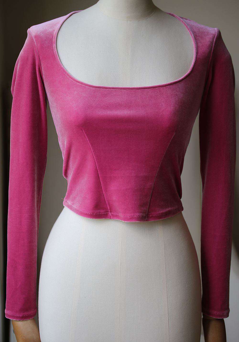FLEUR DU MAL VELVET CROP TOP SMALL - Image 2