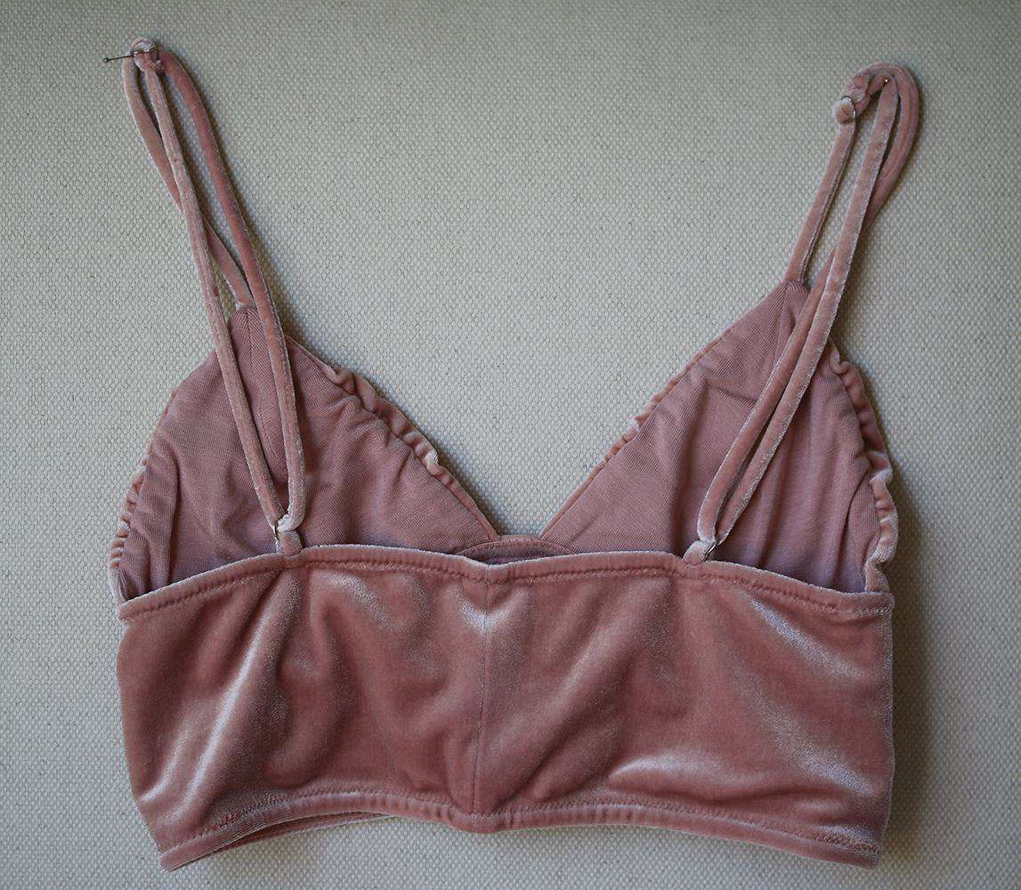 FLEUR DU MAL VELVET LONGLINE BRALETTE SMALL - Image 4