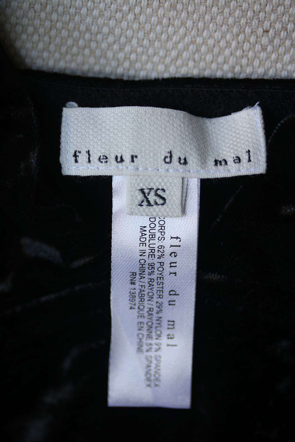 FLEUR DU MAL VELVET LONGLINE BRALETTE XSMALL - Image 5