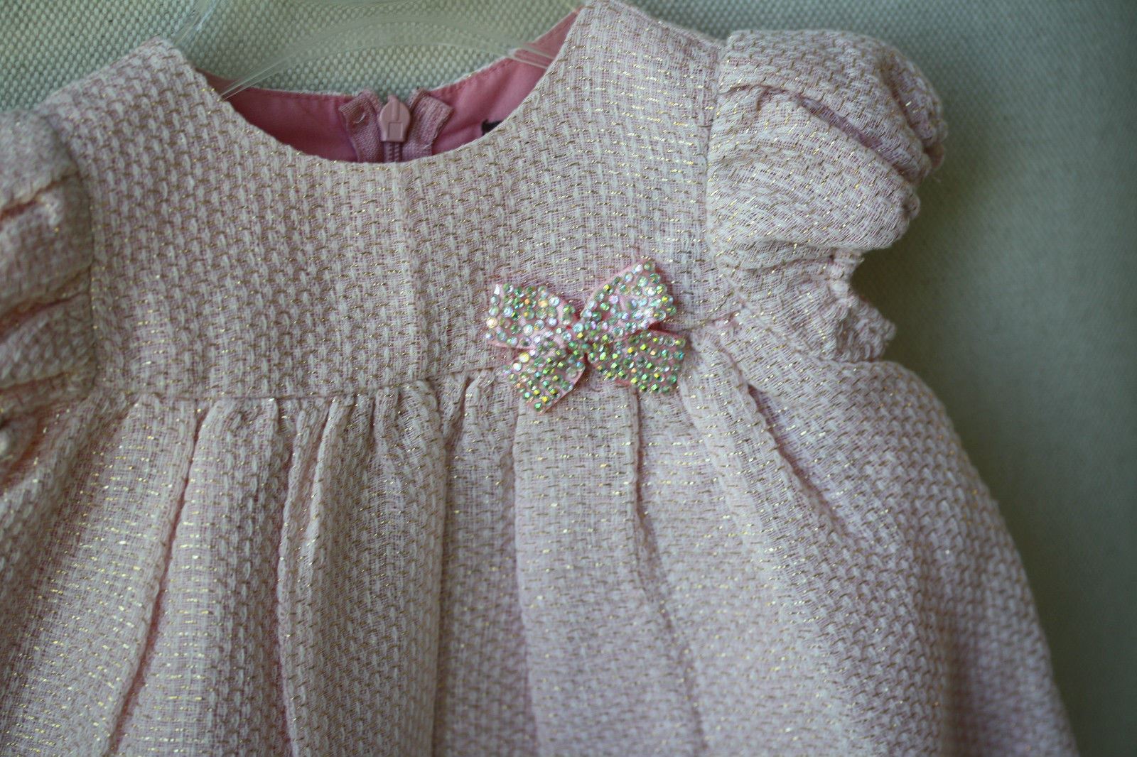 FLEURISSE BISOUS BARREA BABY ITALIAN DRESS 12 MONTHS - Image 3