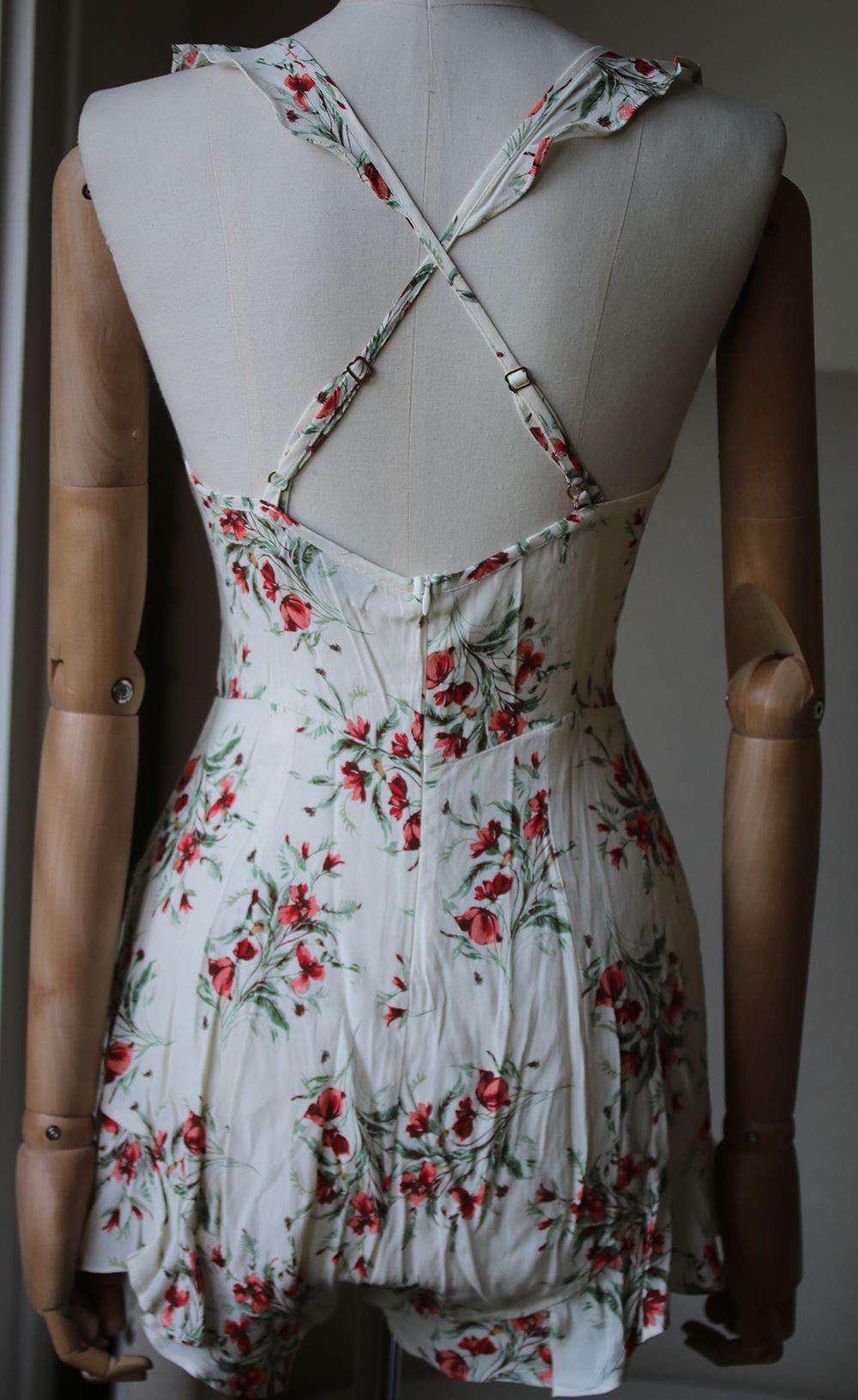 FLYNN SKYE MIMI FLORAL PLAYSUIT SMALL - Image 3