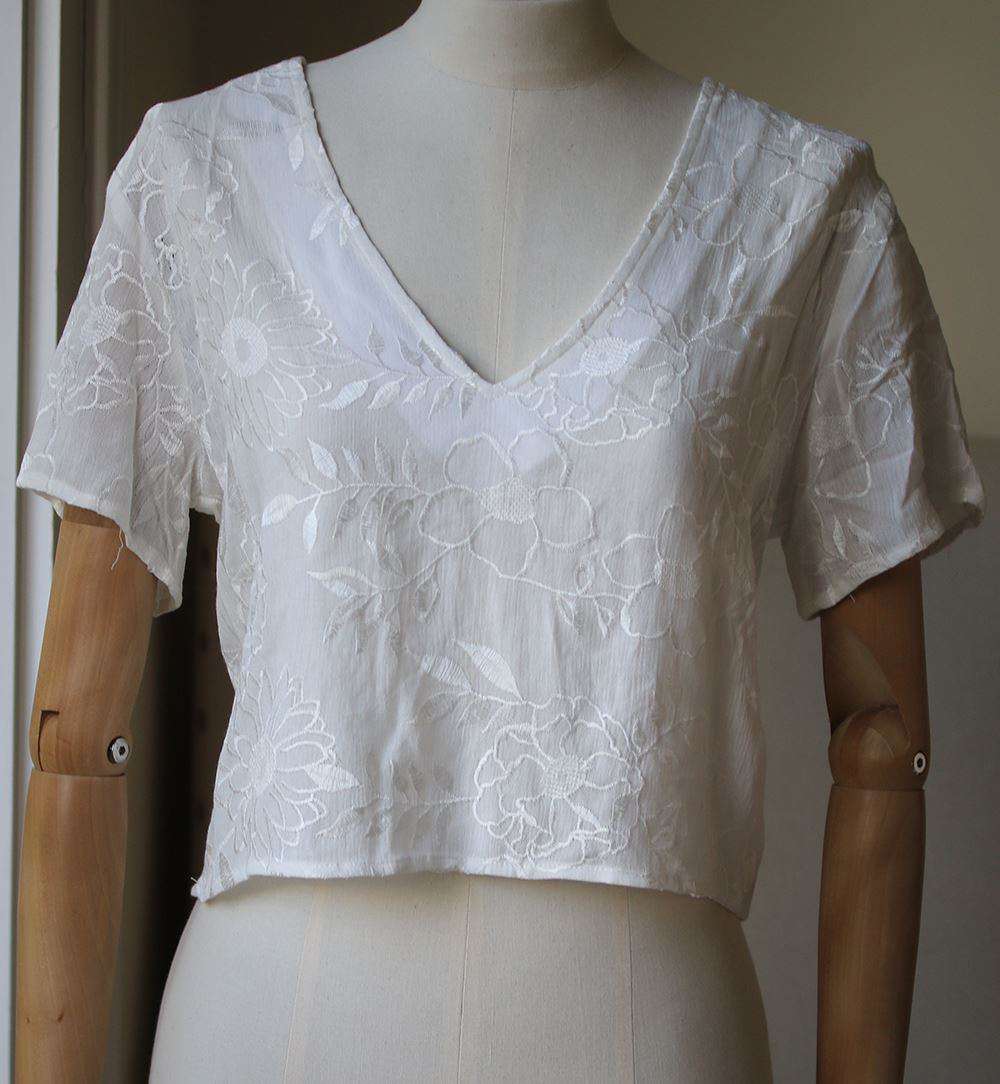 FLYNN SKYE TEAGAN LACE UP TOP XSMALL - Image 3
