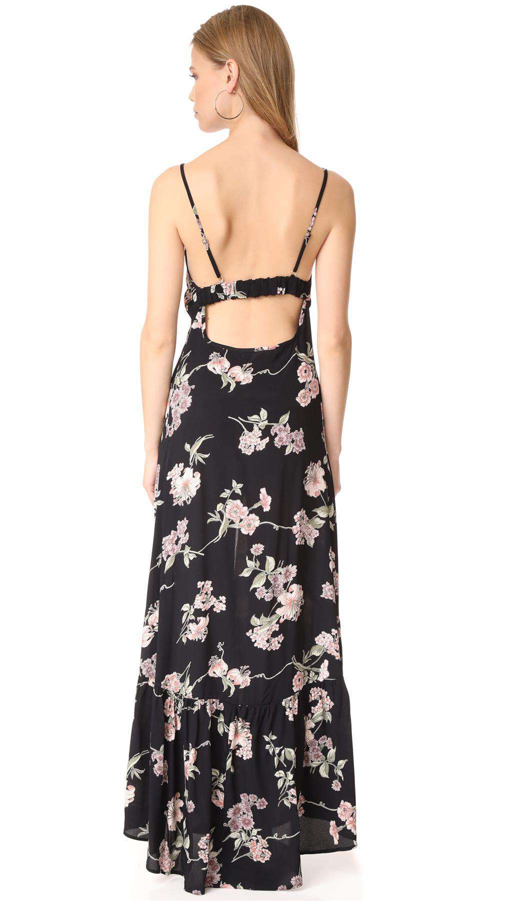 FLYNN SKYE UNBUTTON ME FRESH MAXI DRESS MEDIUM - Image 2